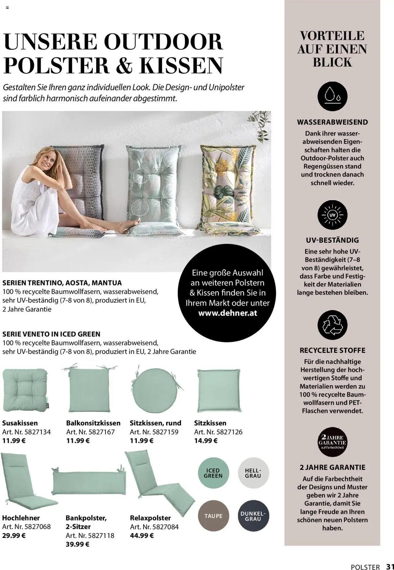 Dehner Gartenmöbel Trends 2025