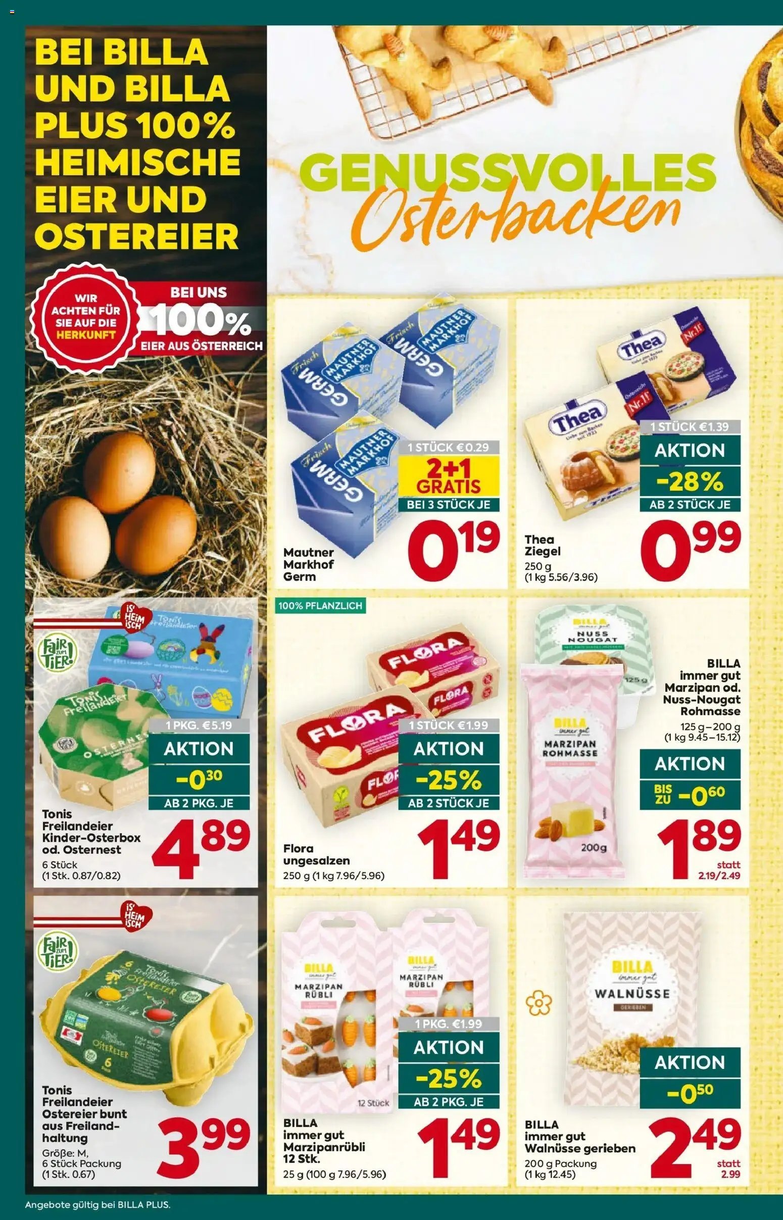 Billa Plus Flugblatt - Burgenland