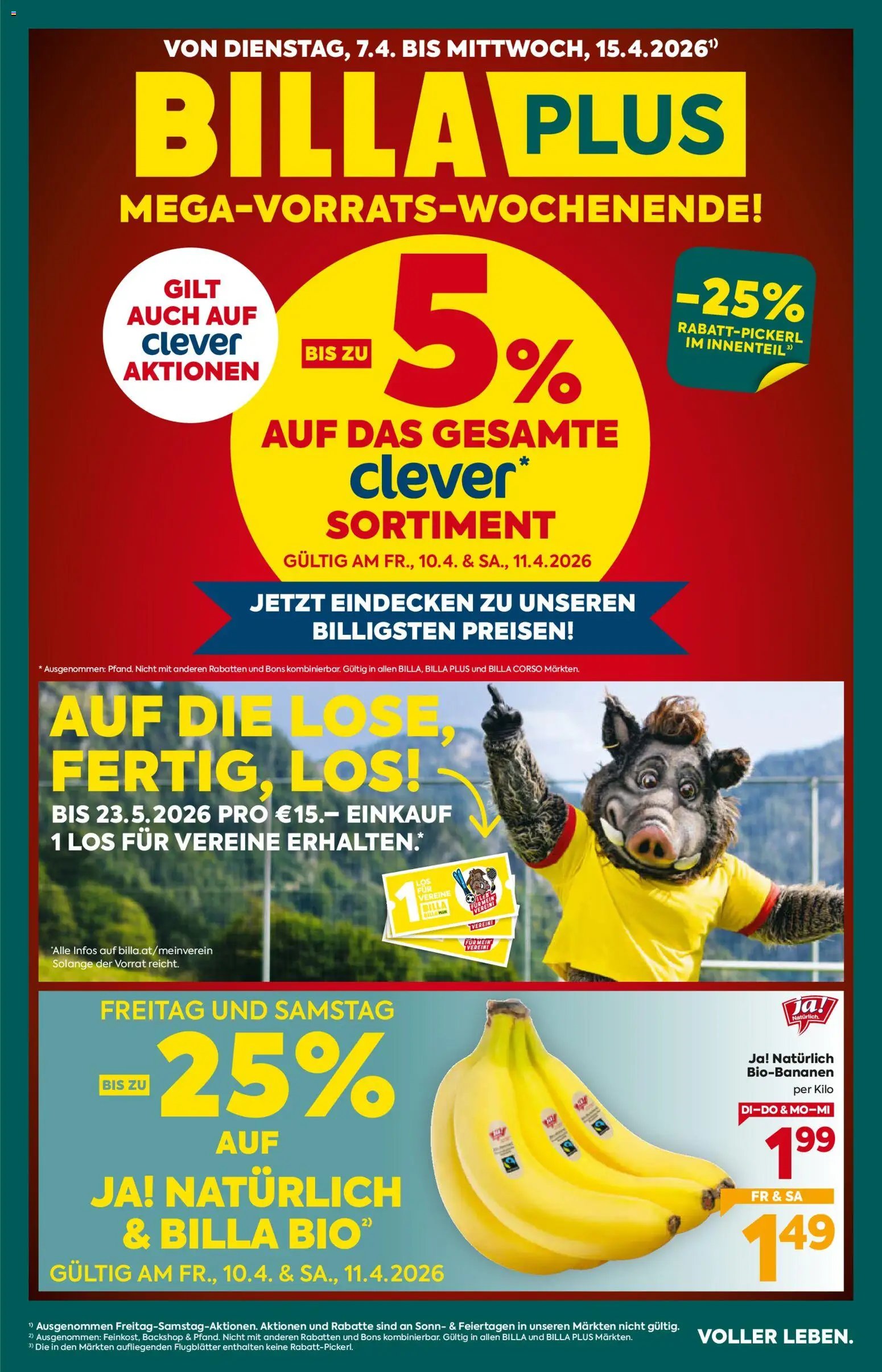 Billa Plus Flugblatt