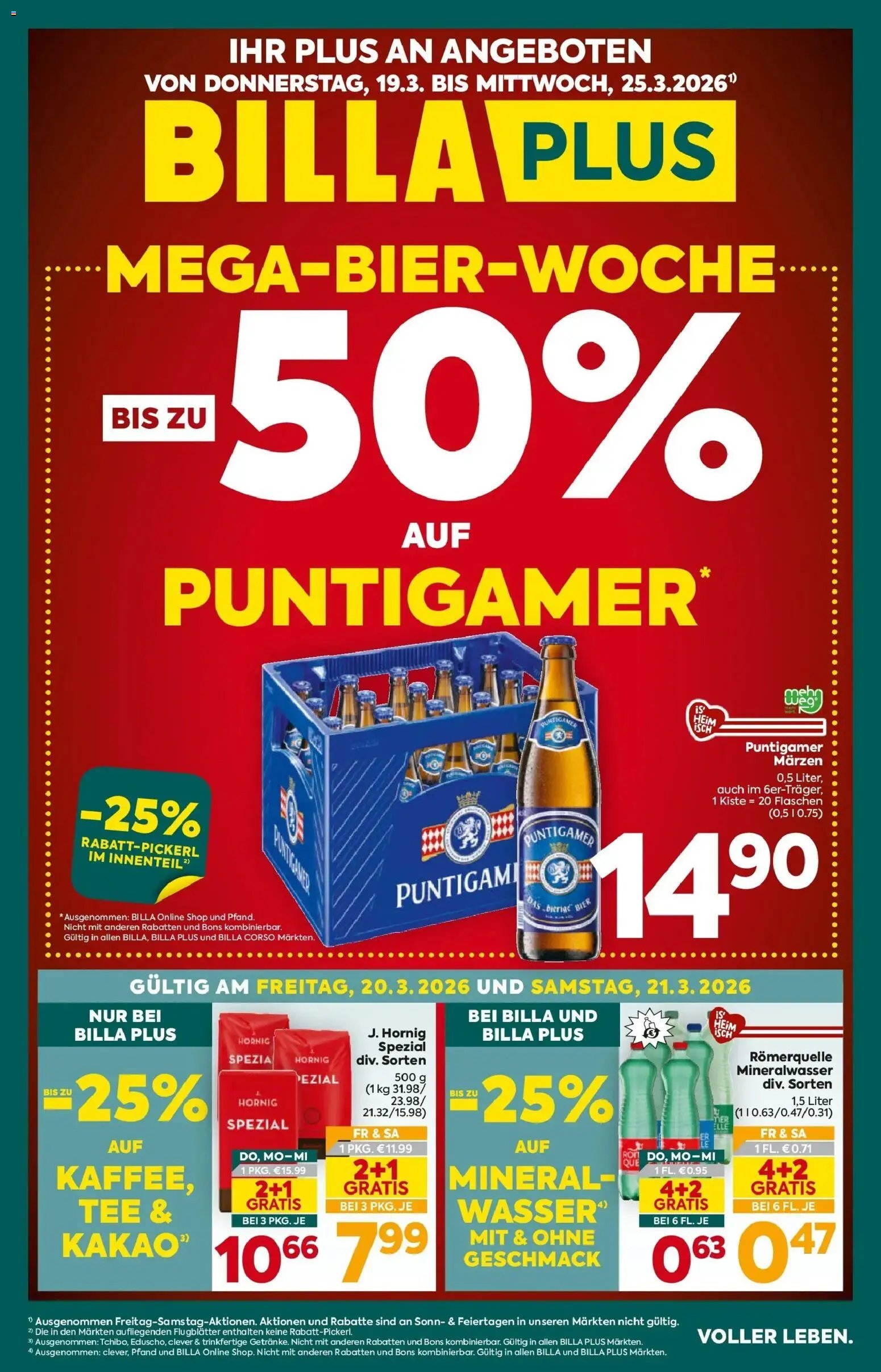 Billa Plus Flugblatt - Steiermark