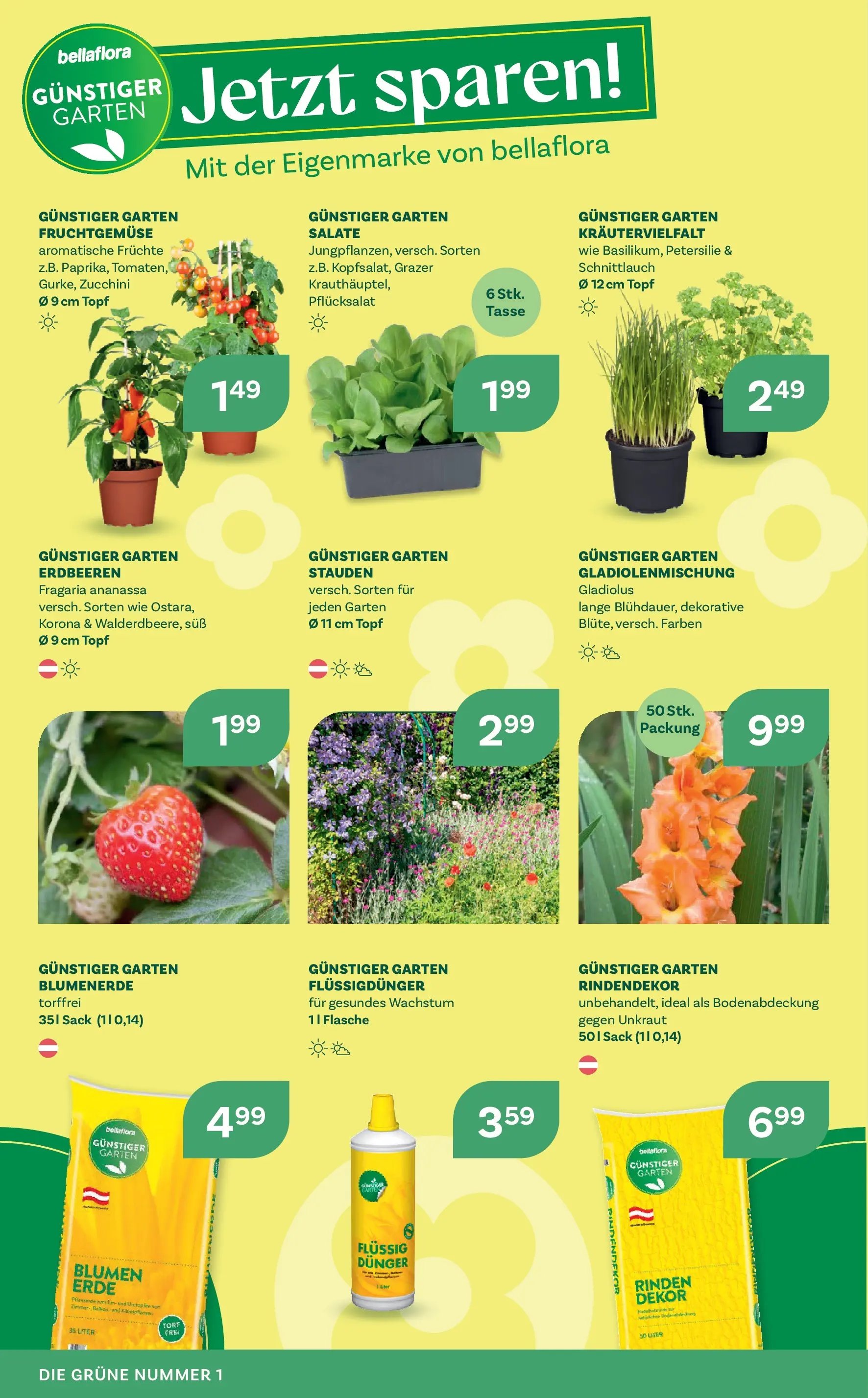 bellaflora Flugblatt - Villach, Wien, Vösendorf