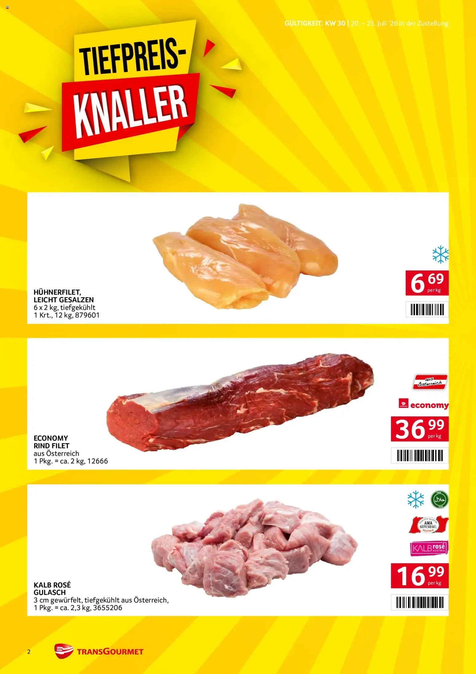 Transgourmet Zustellaktion