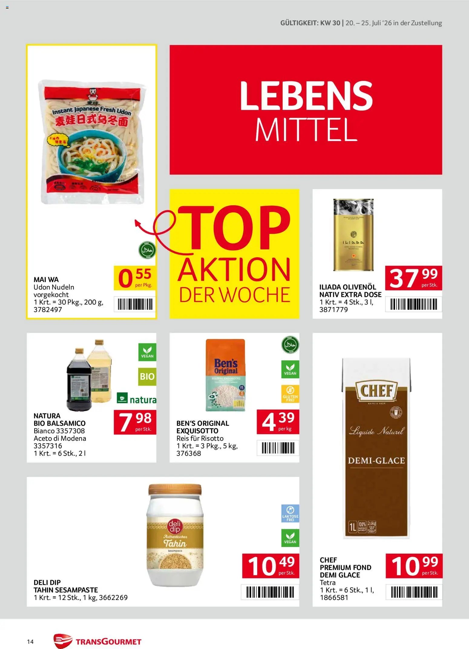 Transgourmet Zustellaktion
