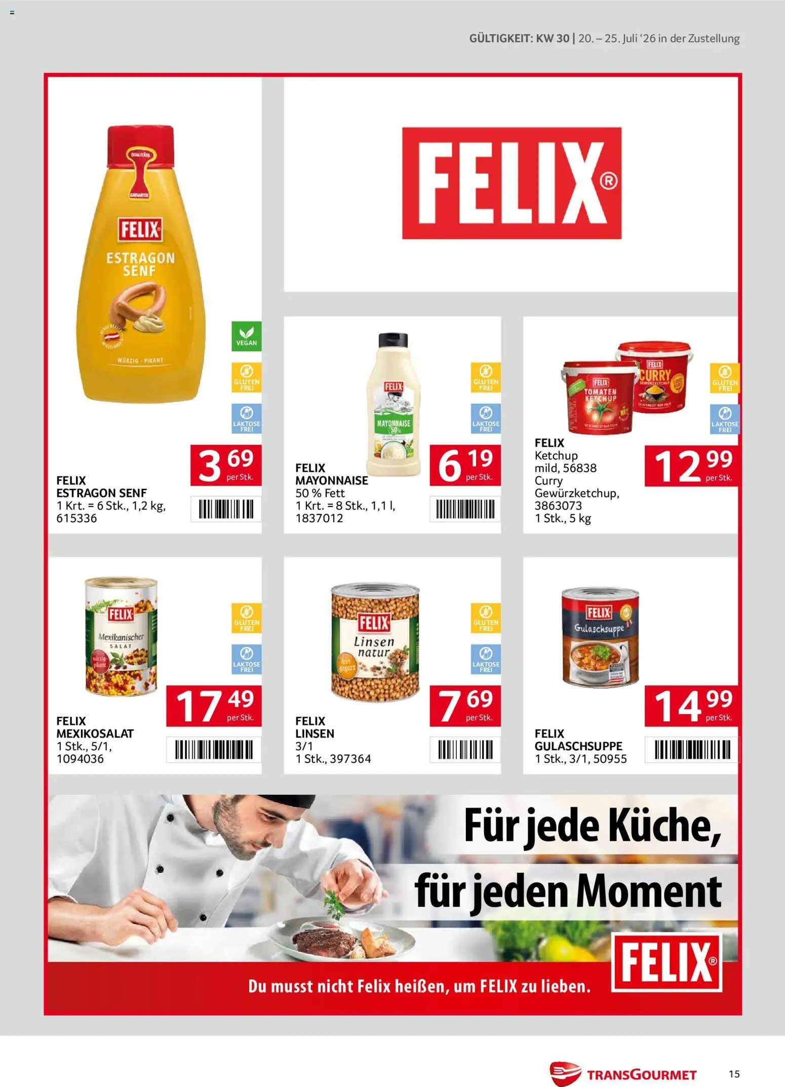 Transgourmet Zustellaktion