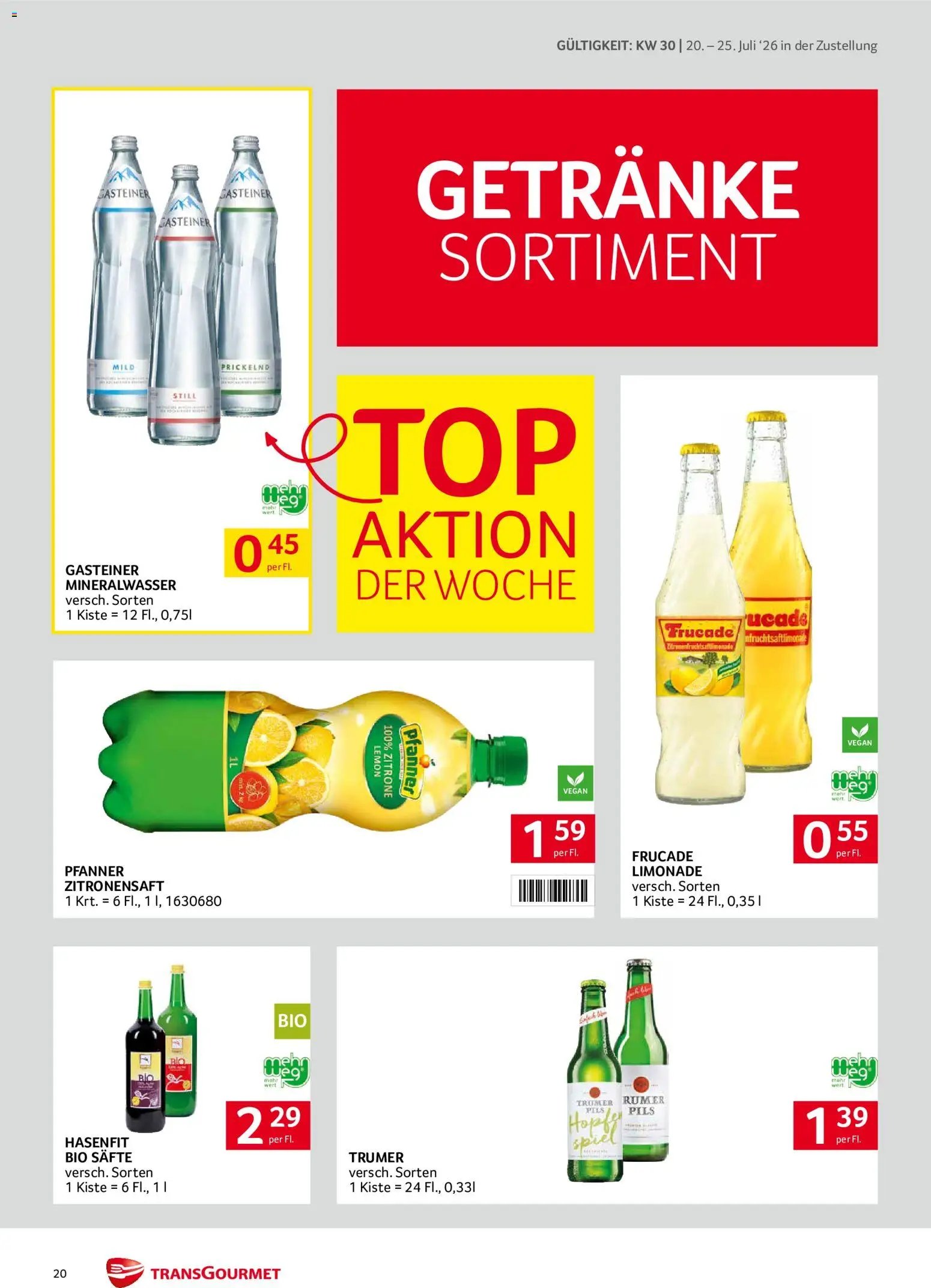 Transgourmet Zustellaktion