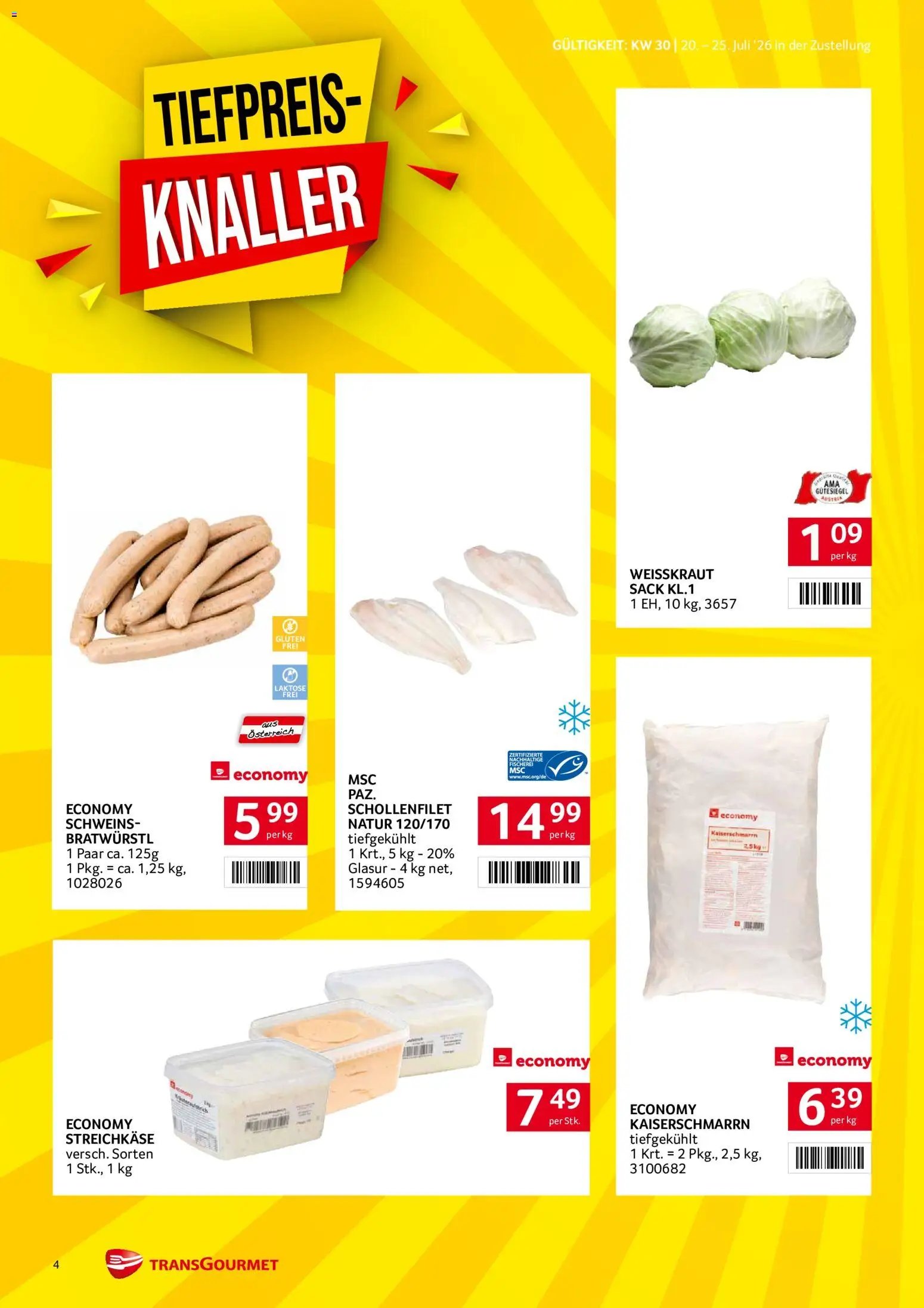 Transgourmet Zustellaktion