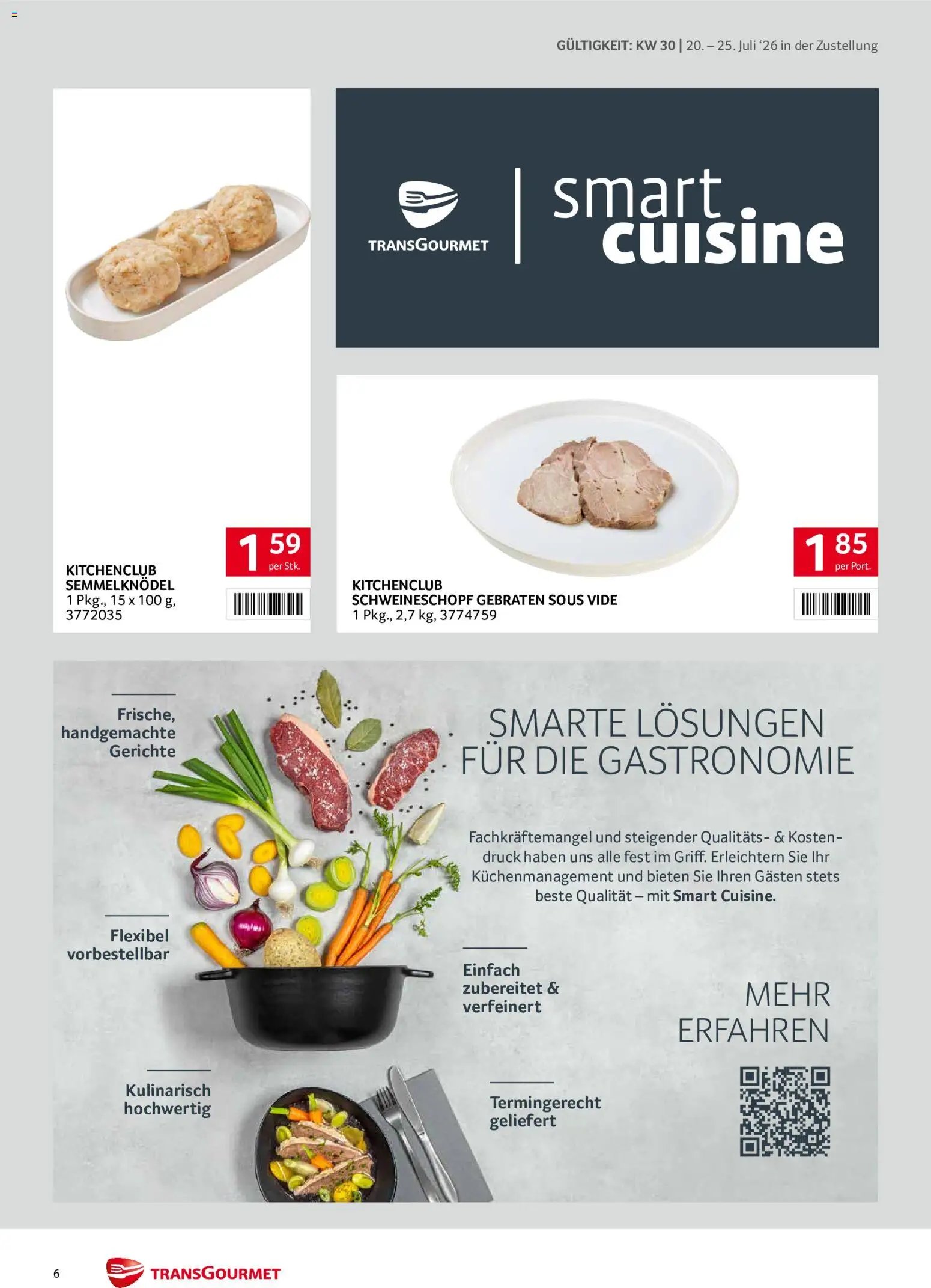 Transgourmet Zustellaktion