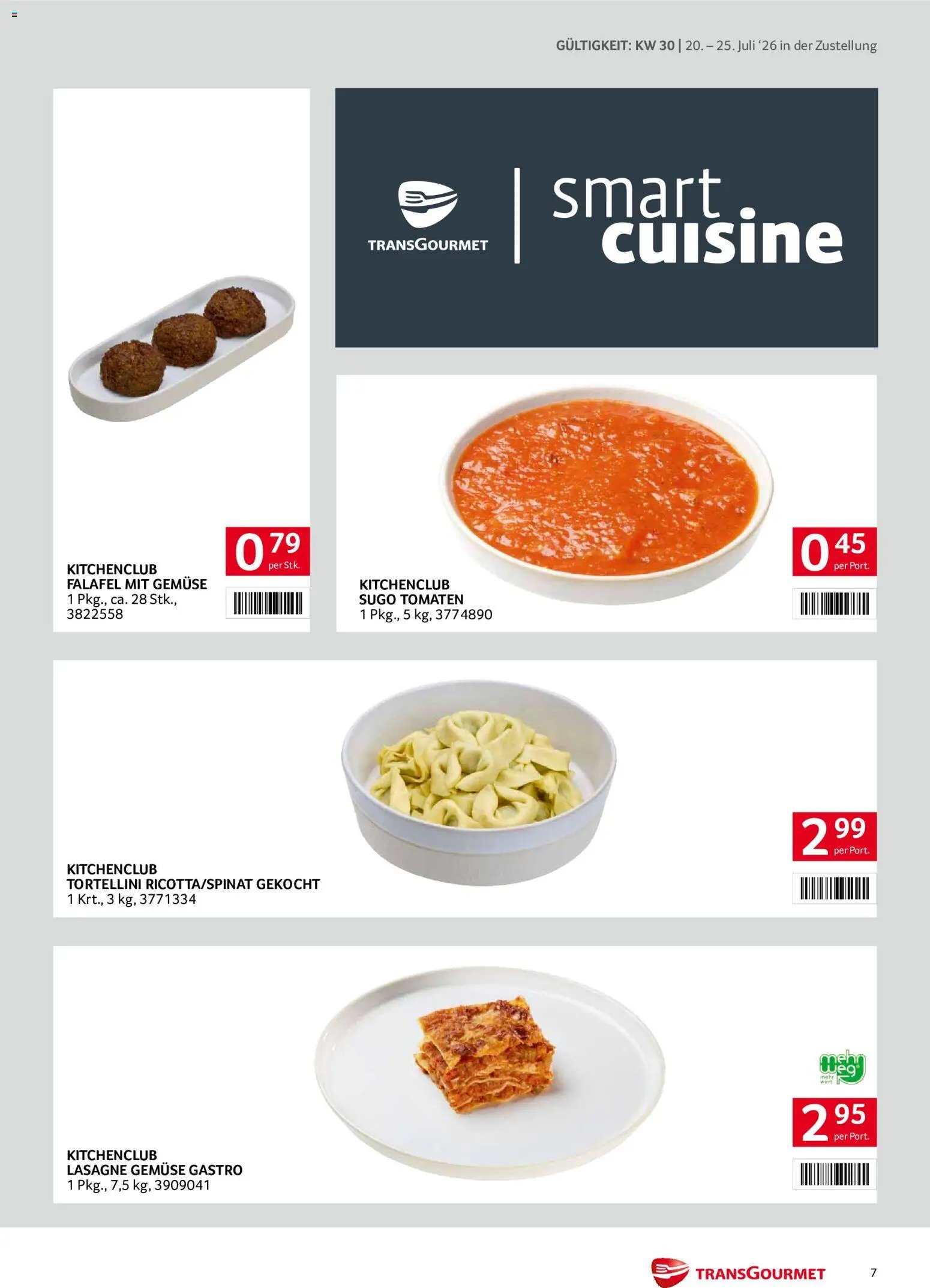 Transgourmet Zustellaktion