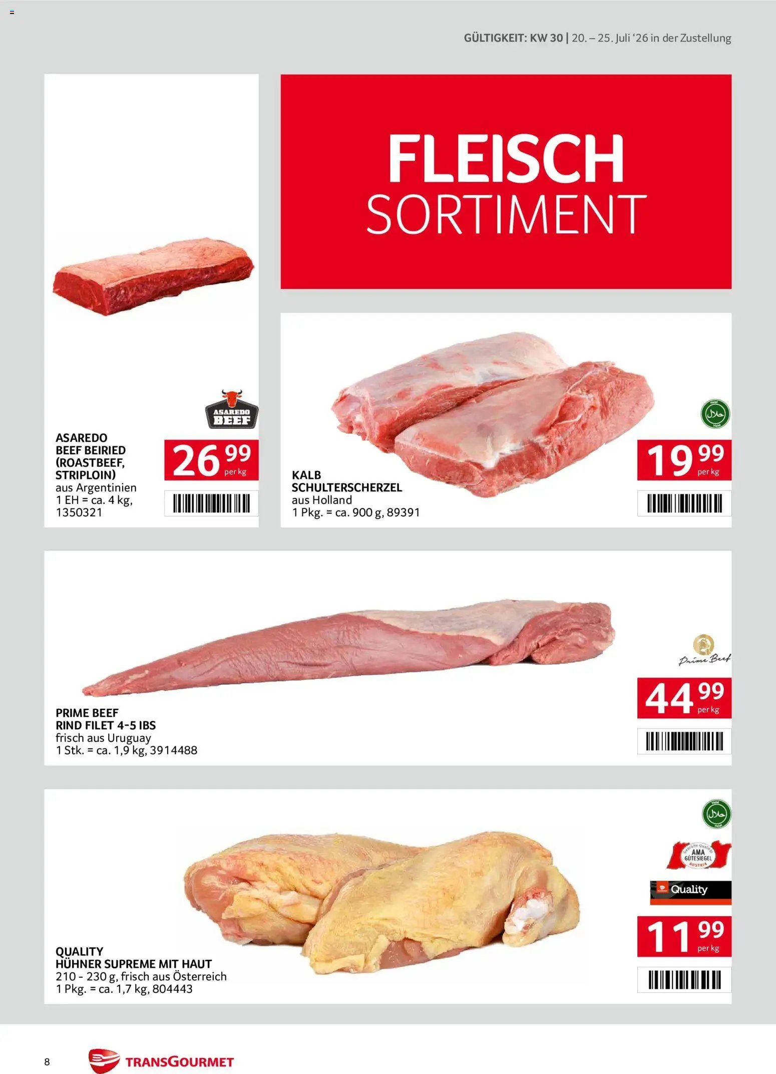 Transgourmet Zustellaktion