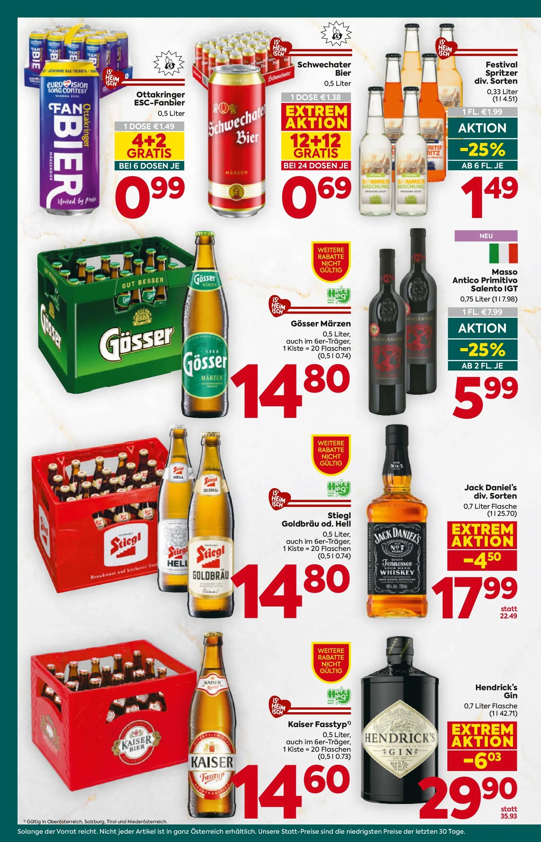 Billa Plus Flugblatt - Oberösterreich