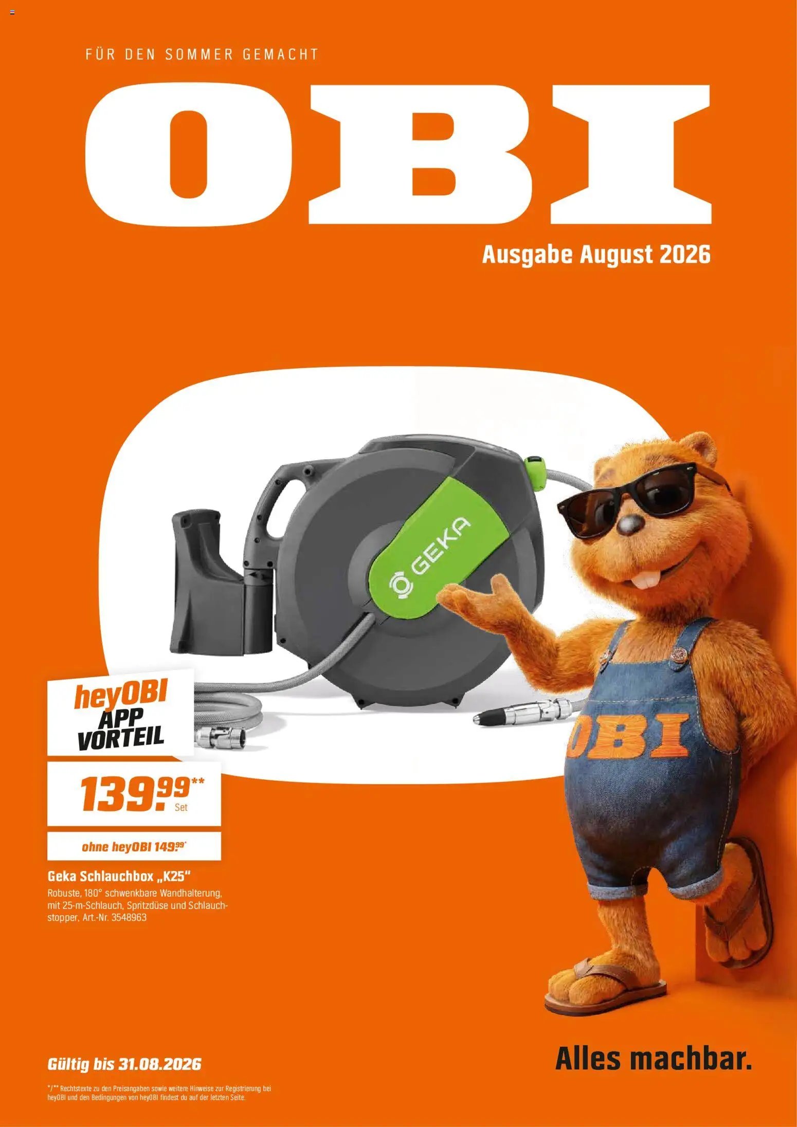 OBI Flugblatt