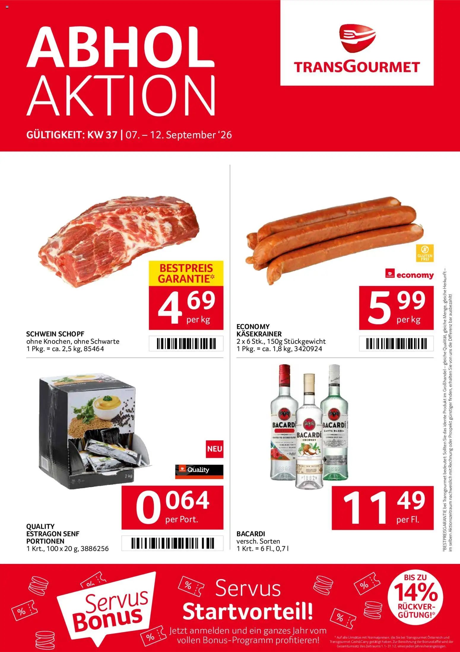 Transgourmet Flugblatt