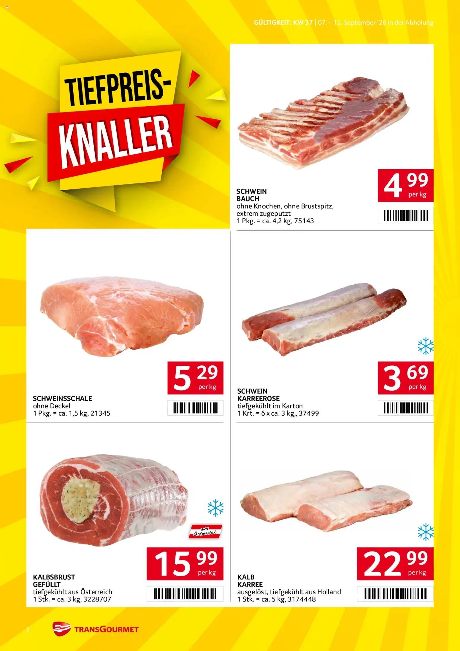 Transgourmet Flugblatt