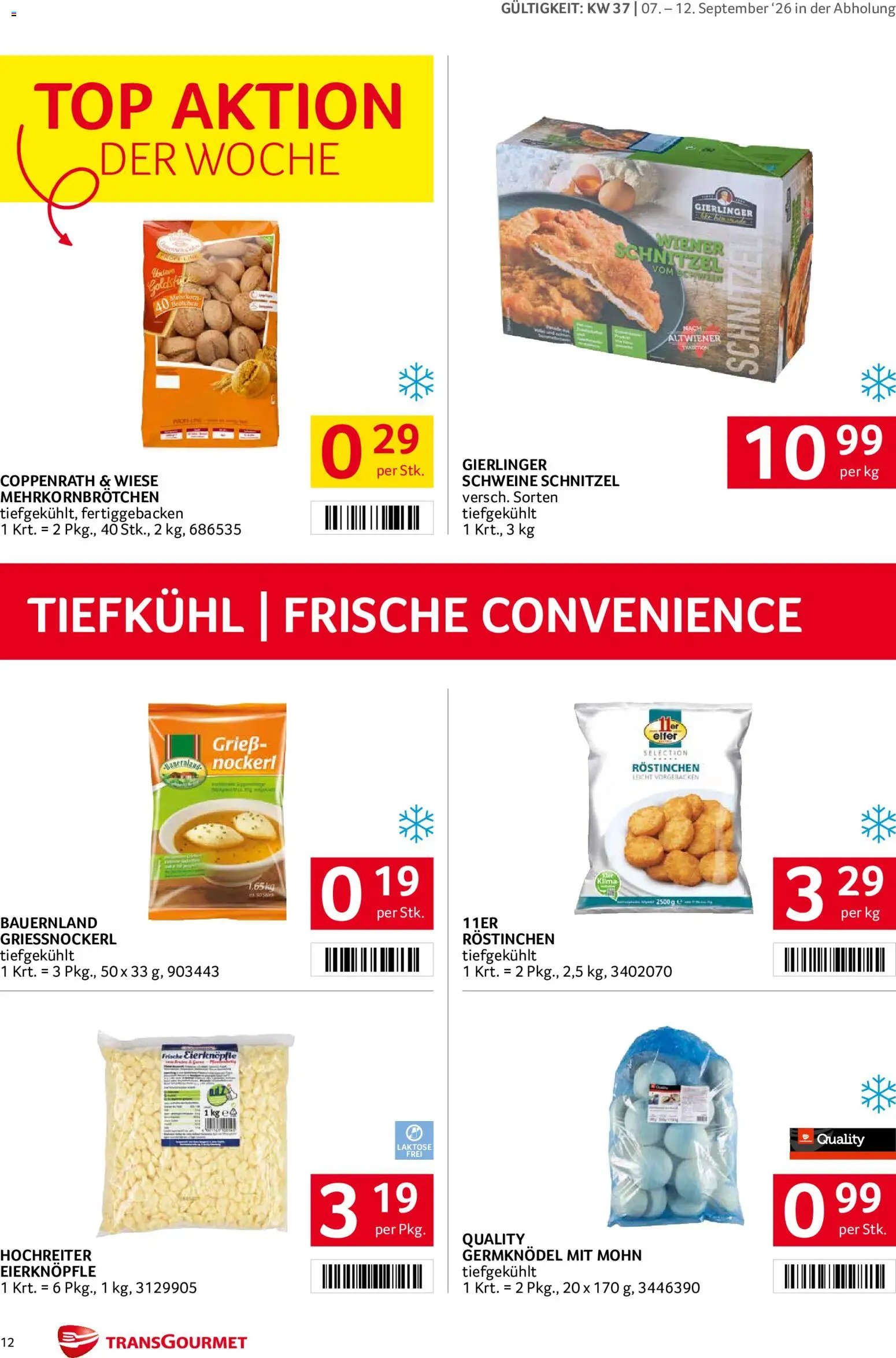Transgourmet Flugblatt