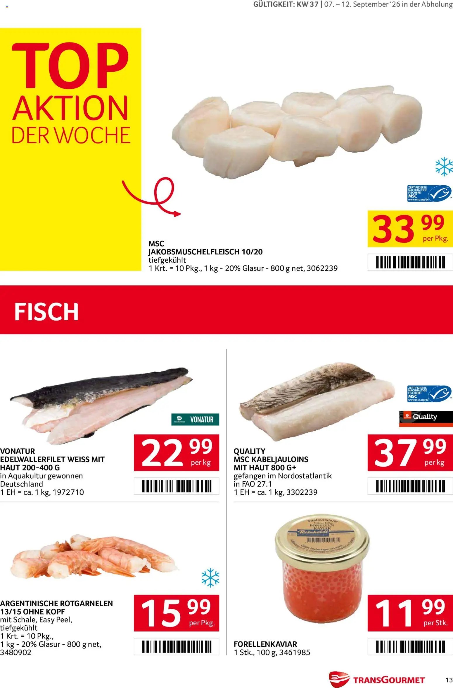 Transgourmet Flugblatt