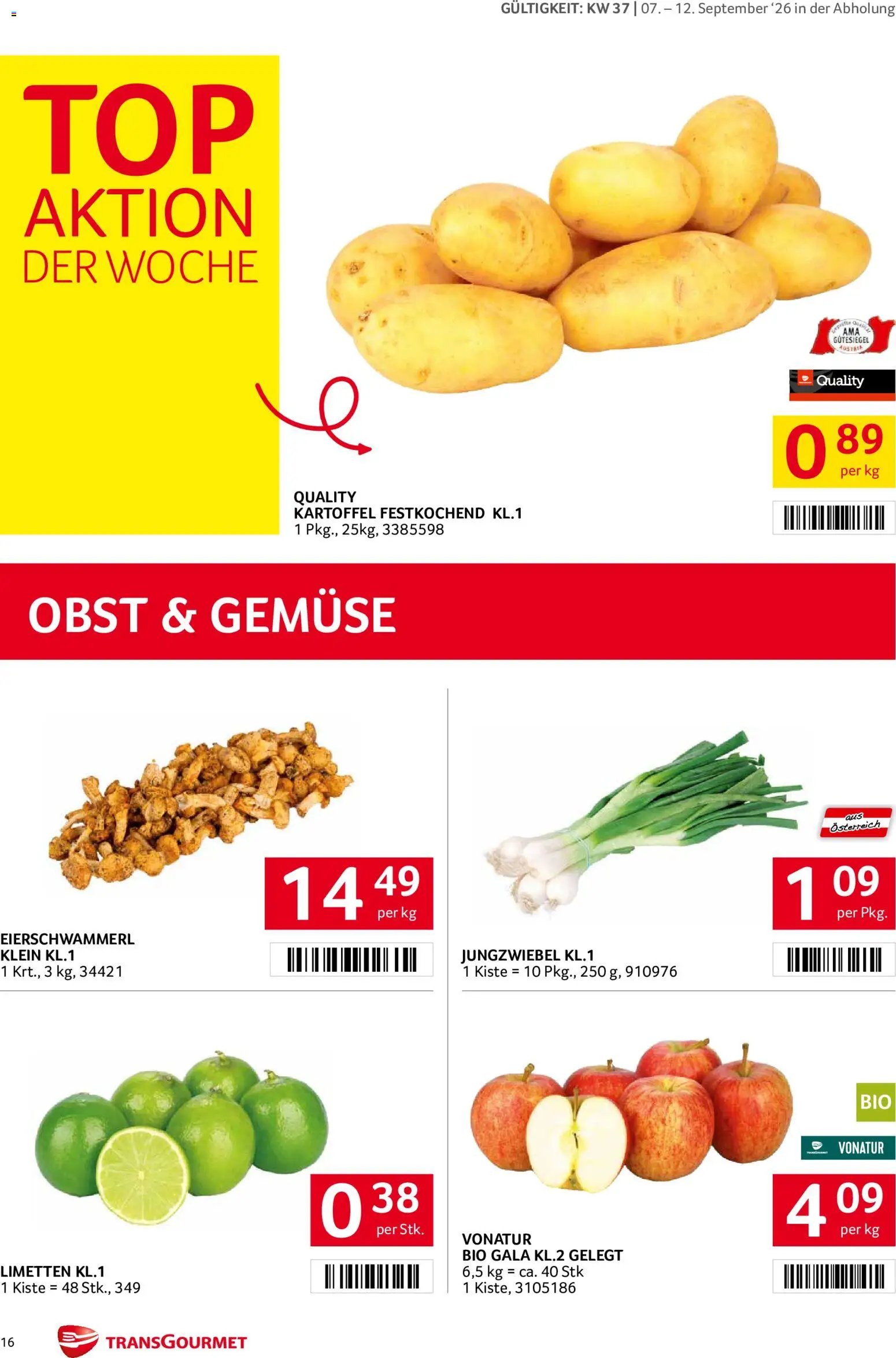 Transgourmet Flugblatt