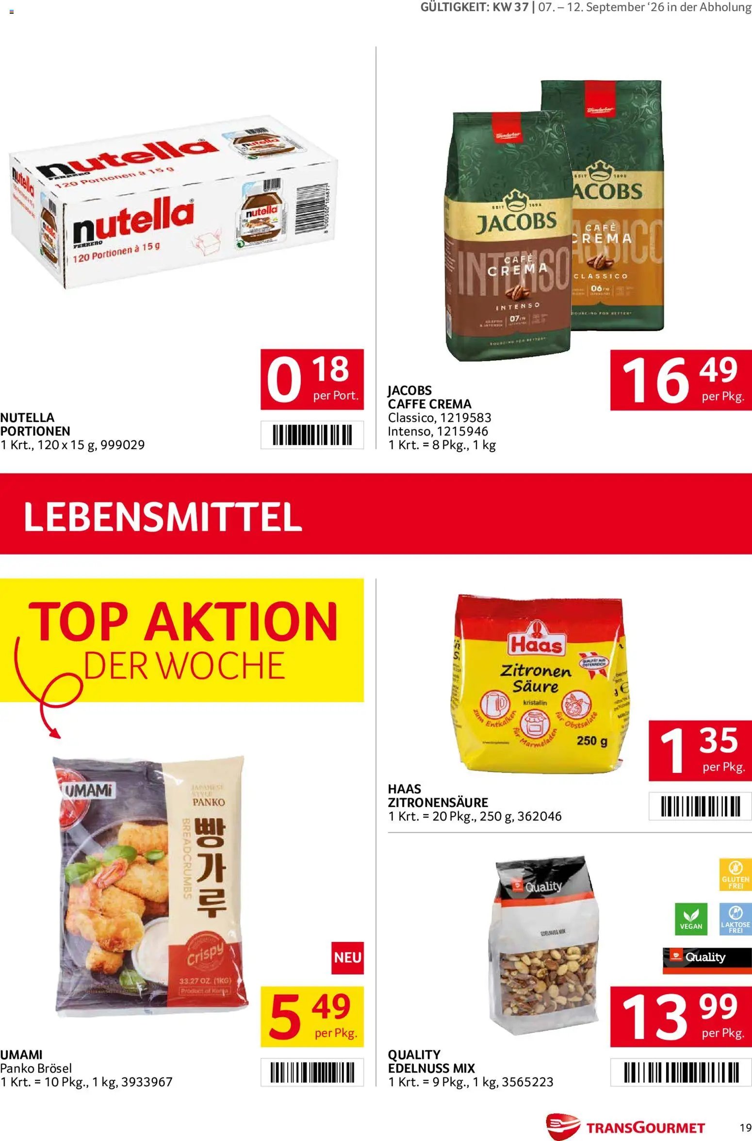 Transgourmet Flugblatt
