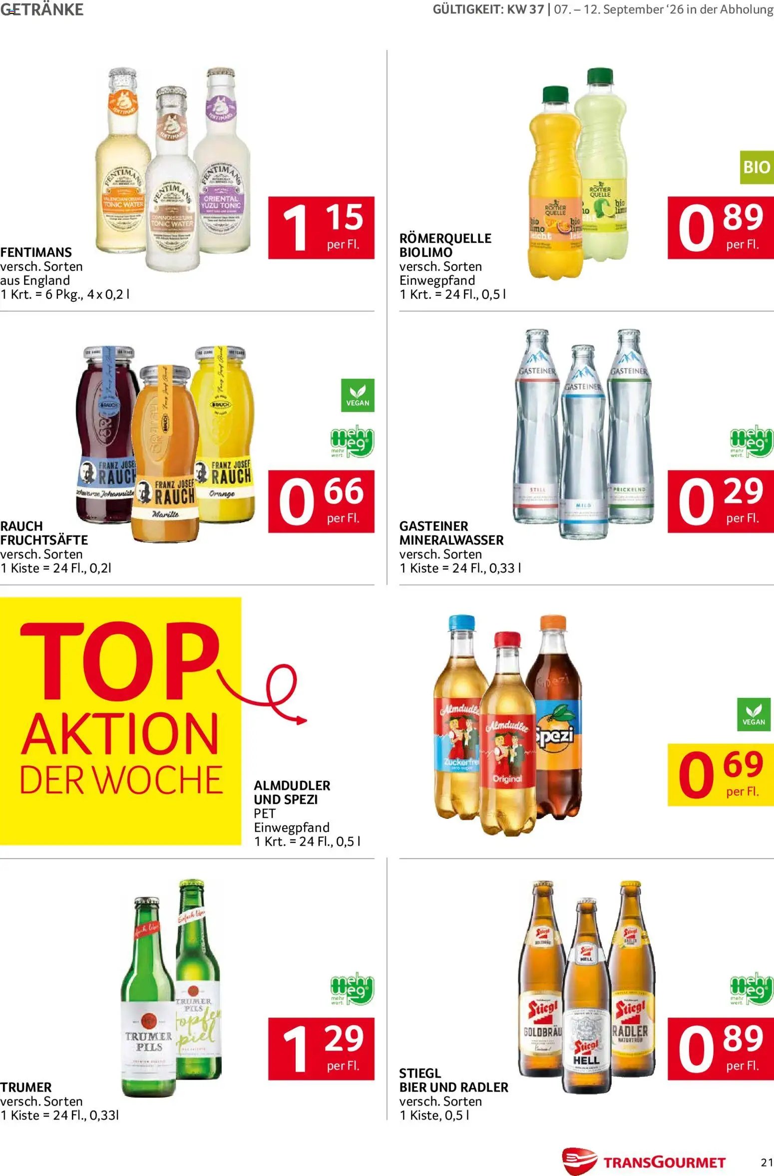 Transgourmet Flugblatt