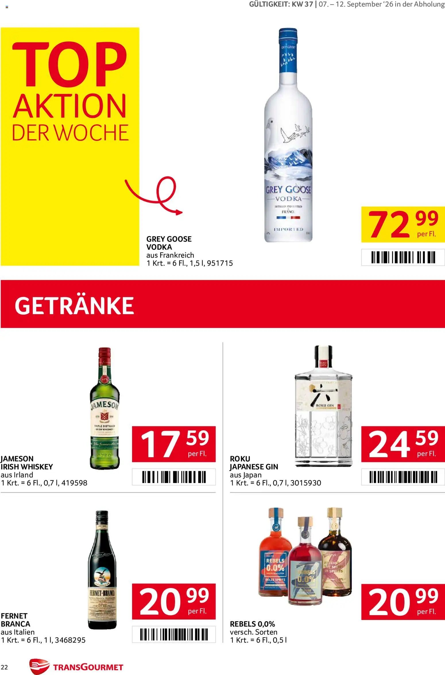 Transgourmet Flugblatt