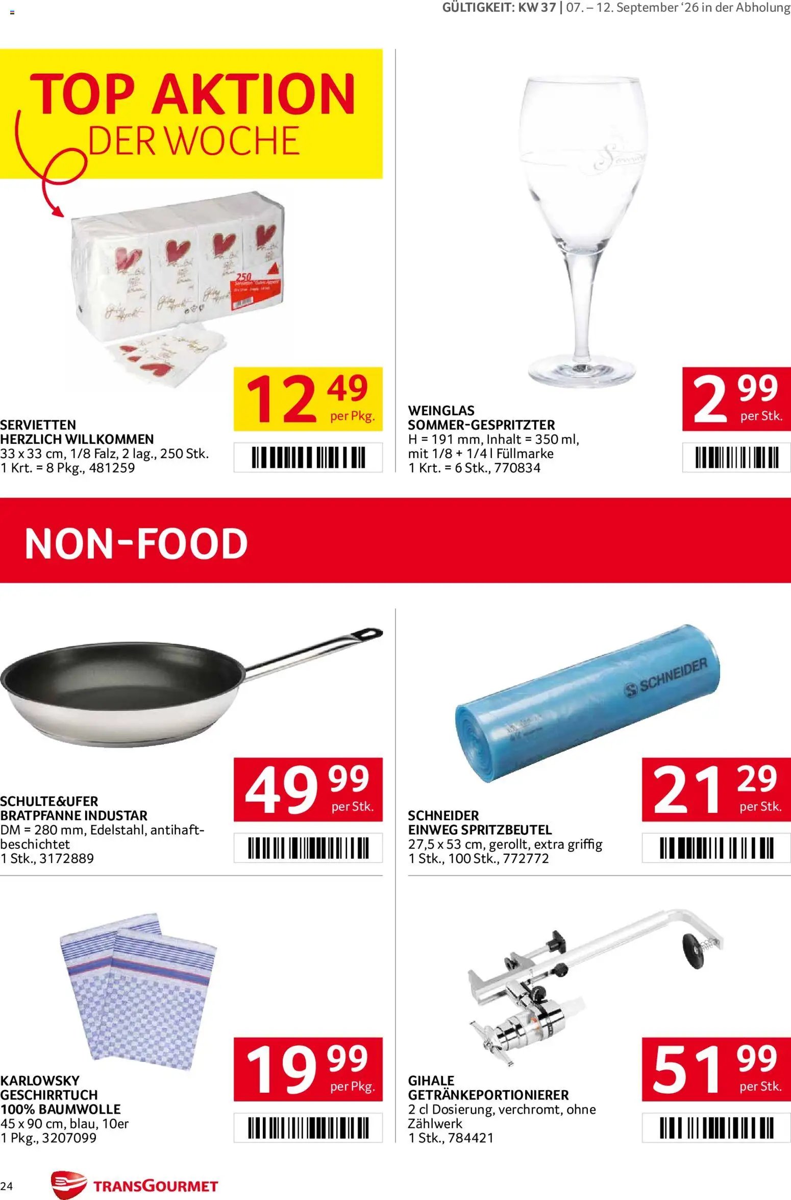 Transgourmet Flugblatt