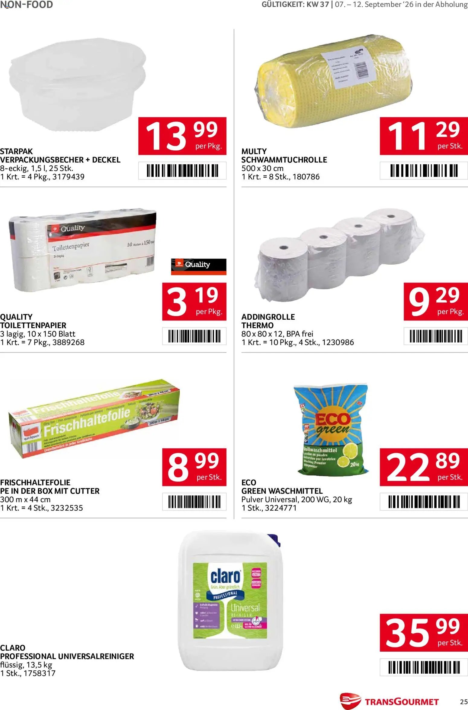 Transgourmet Flugblatt