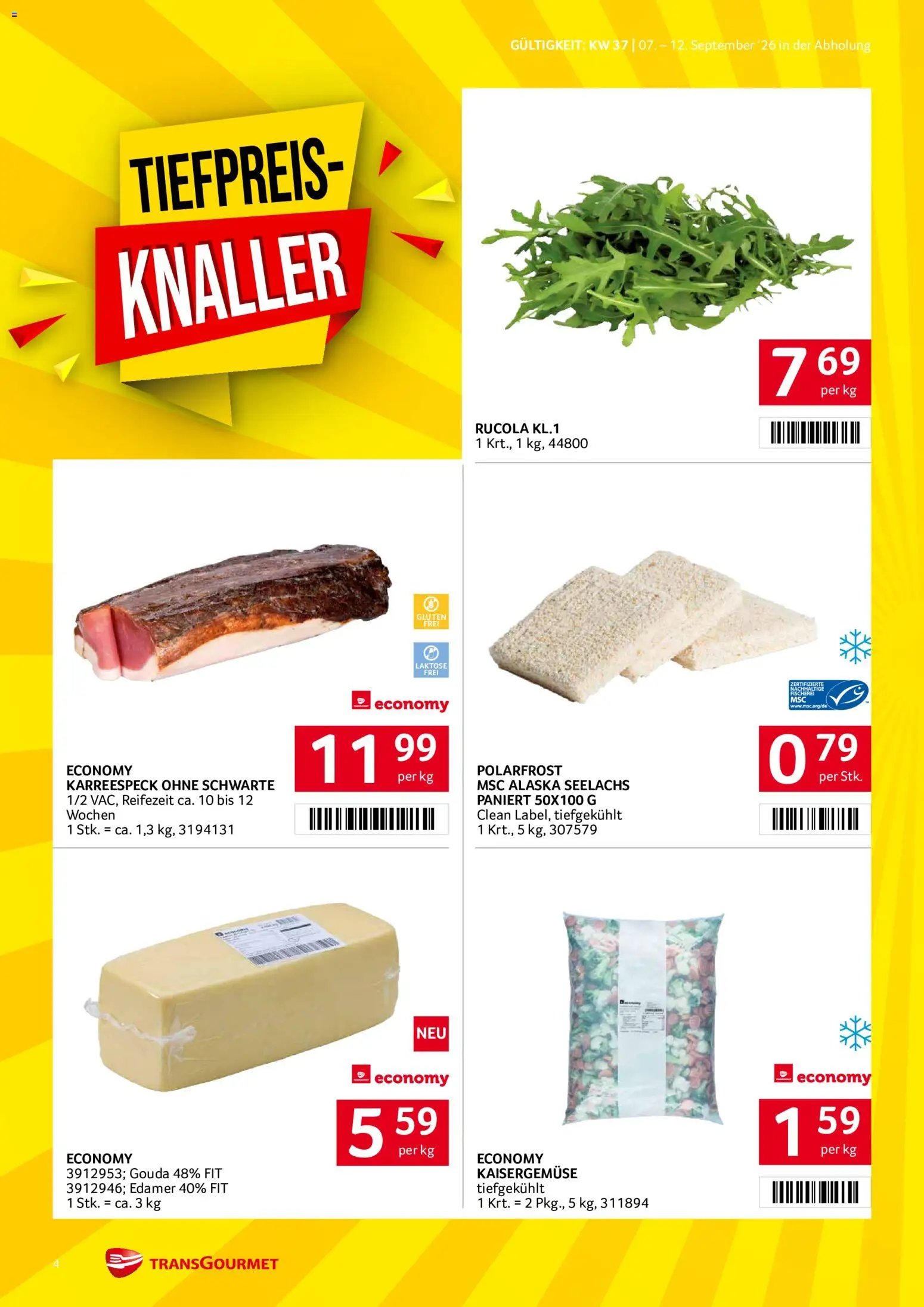 Transgourmet Flugblatt
