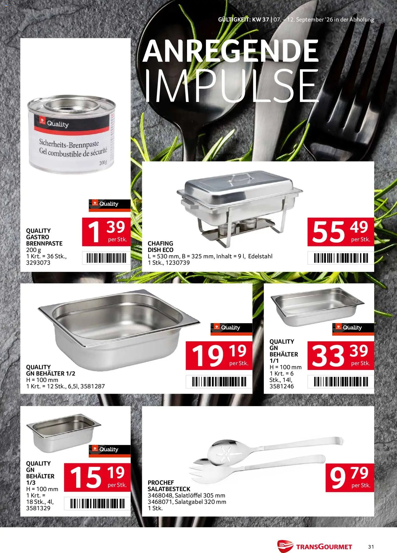 Transgourmet Flugblatt