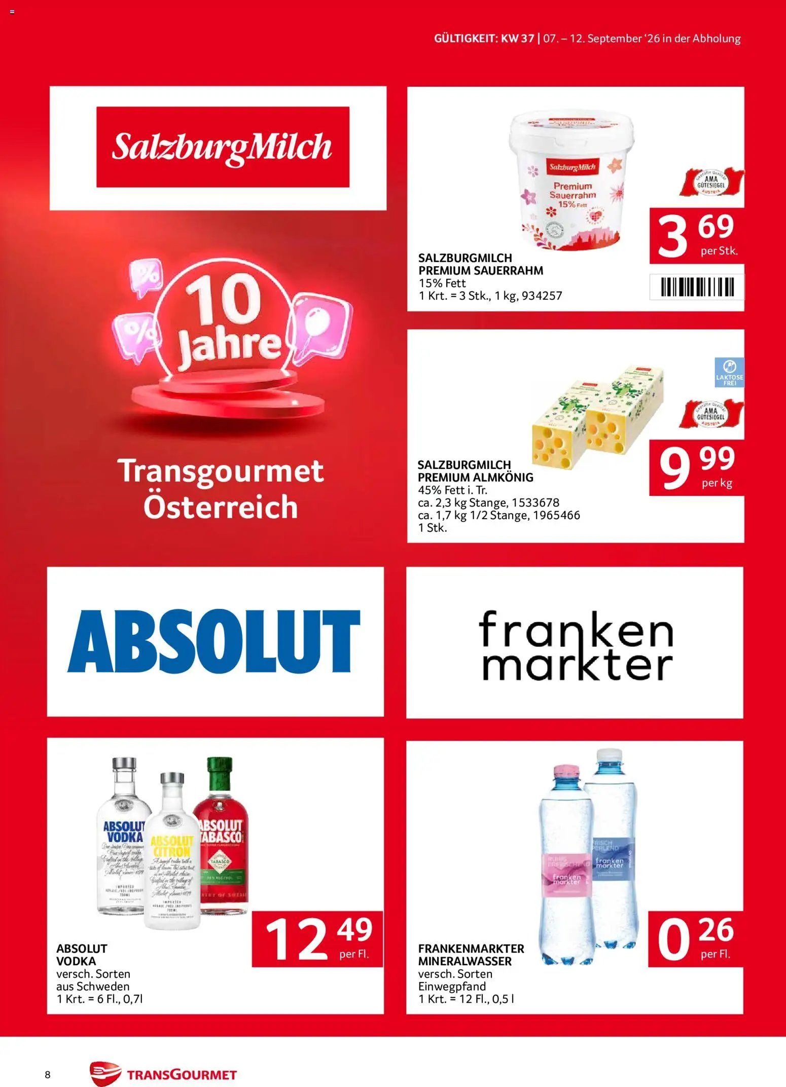 Transgourmet Flugblatt