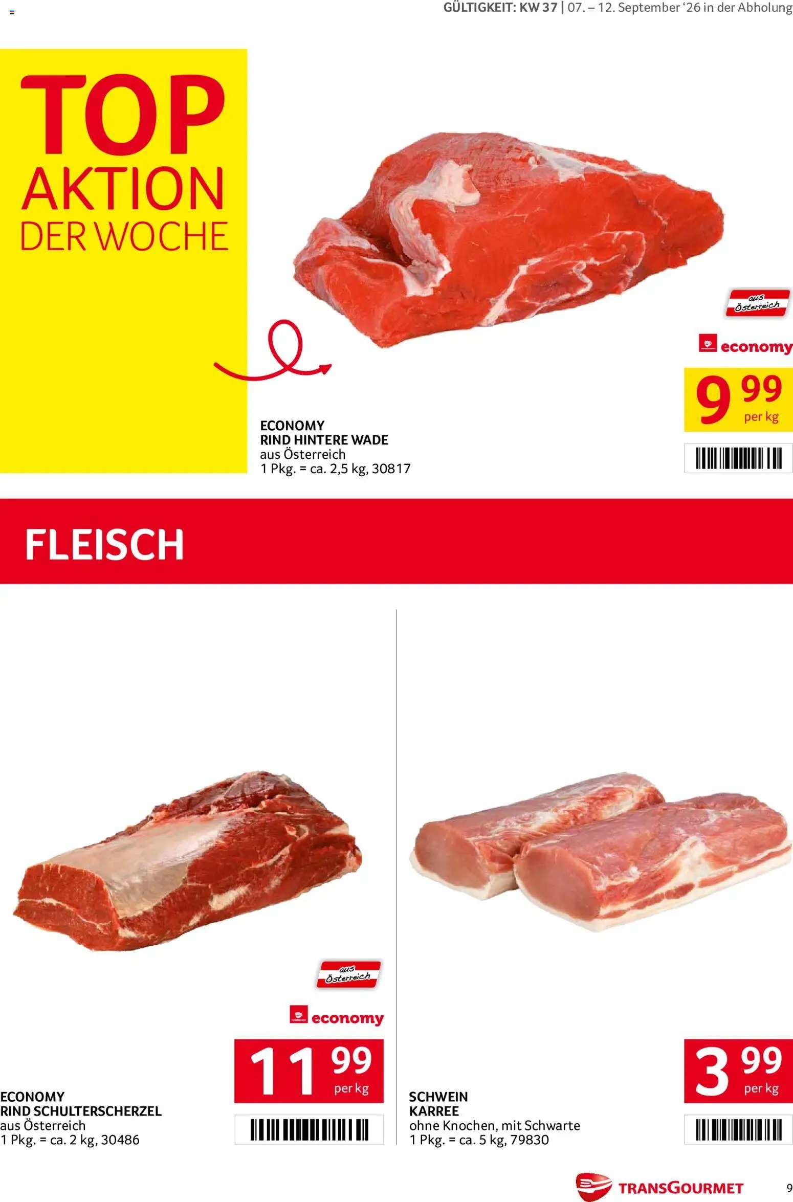 Transgourmet Flugblatt