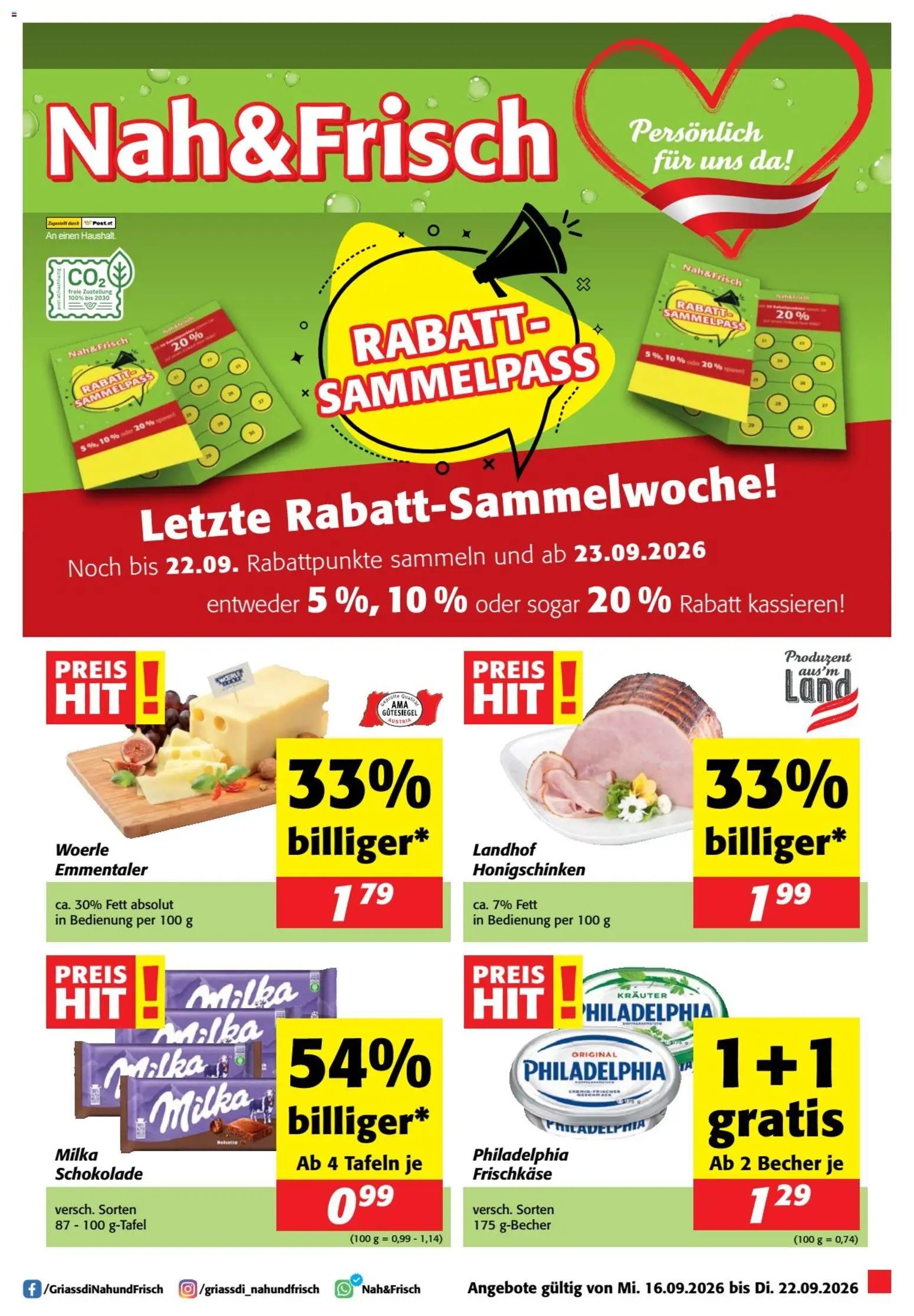 Nah und Frisch Flugblatt