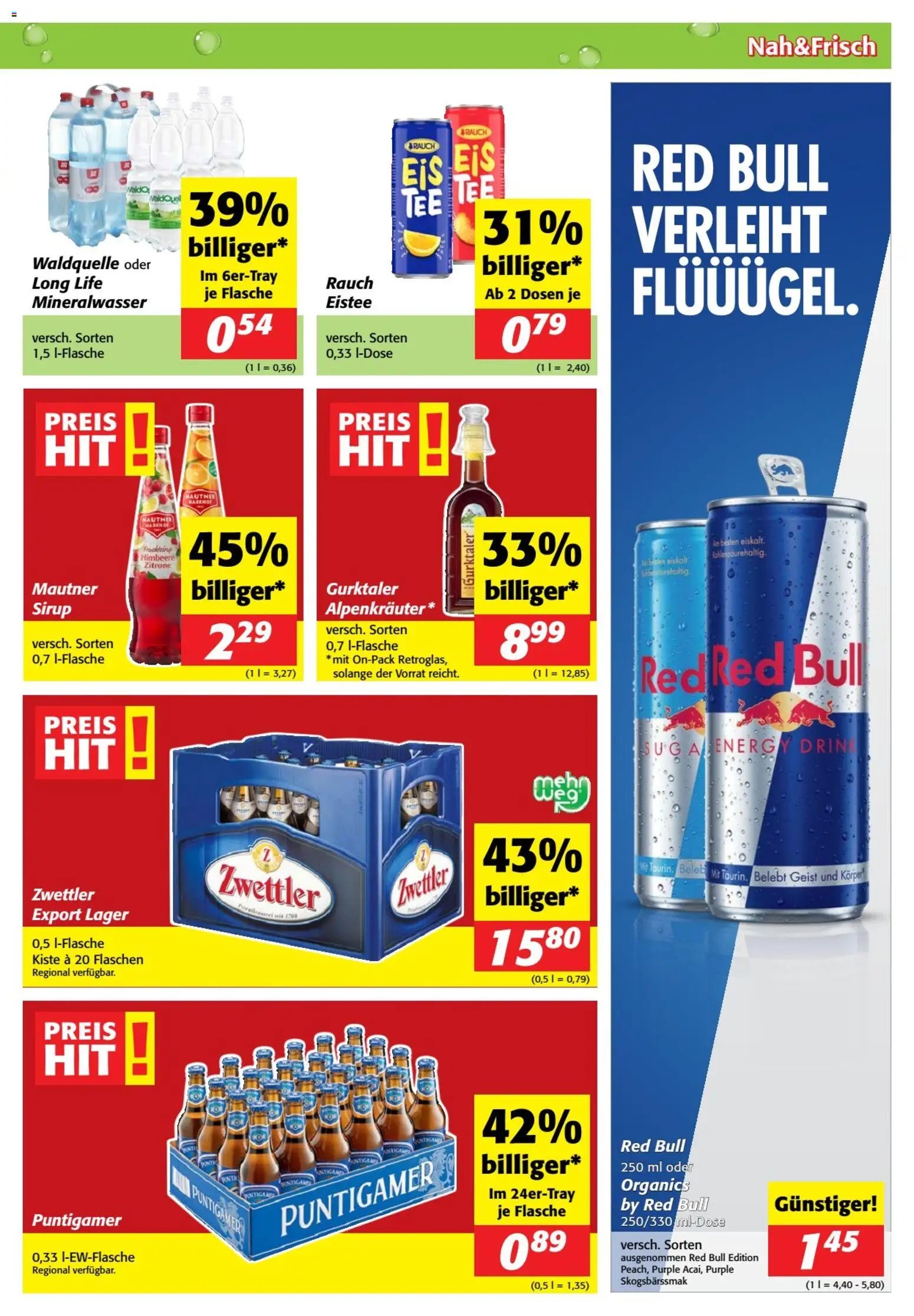 Nah und Frisch Flugblatt