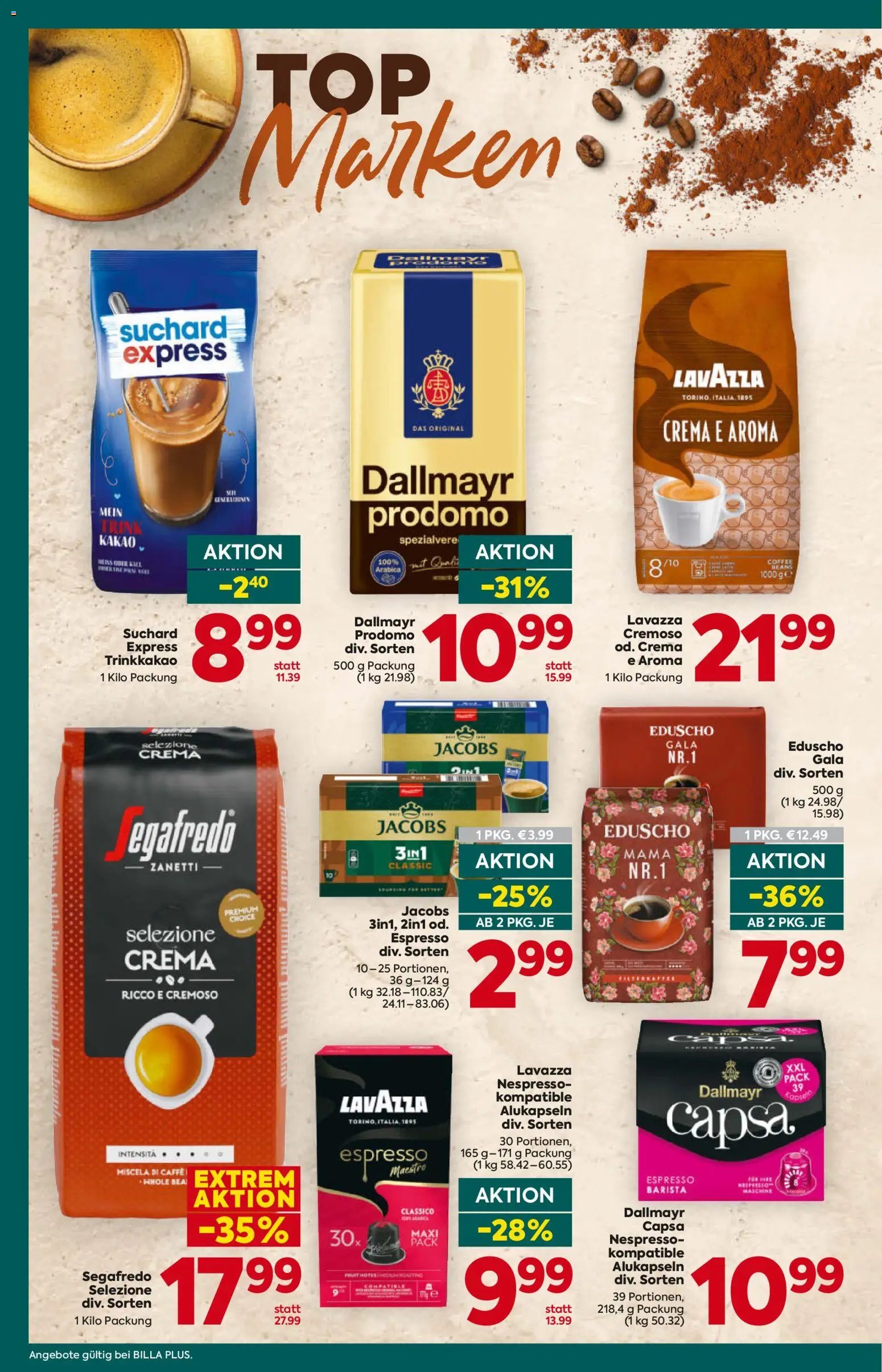 Billa Plus Flugblatt