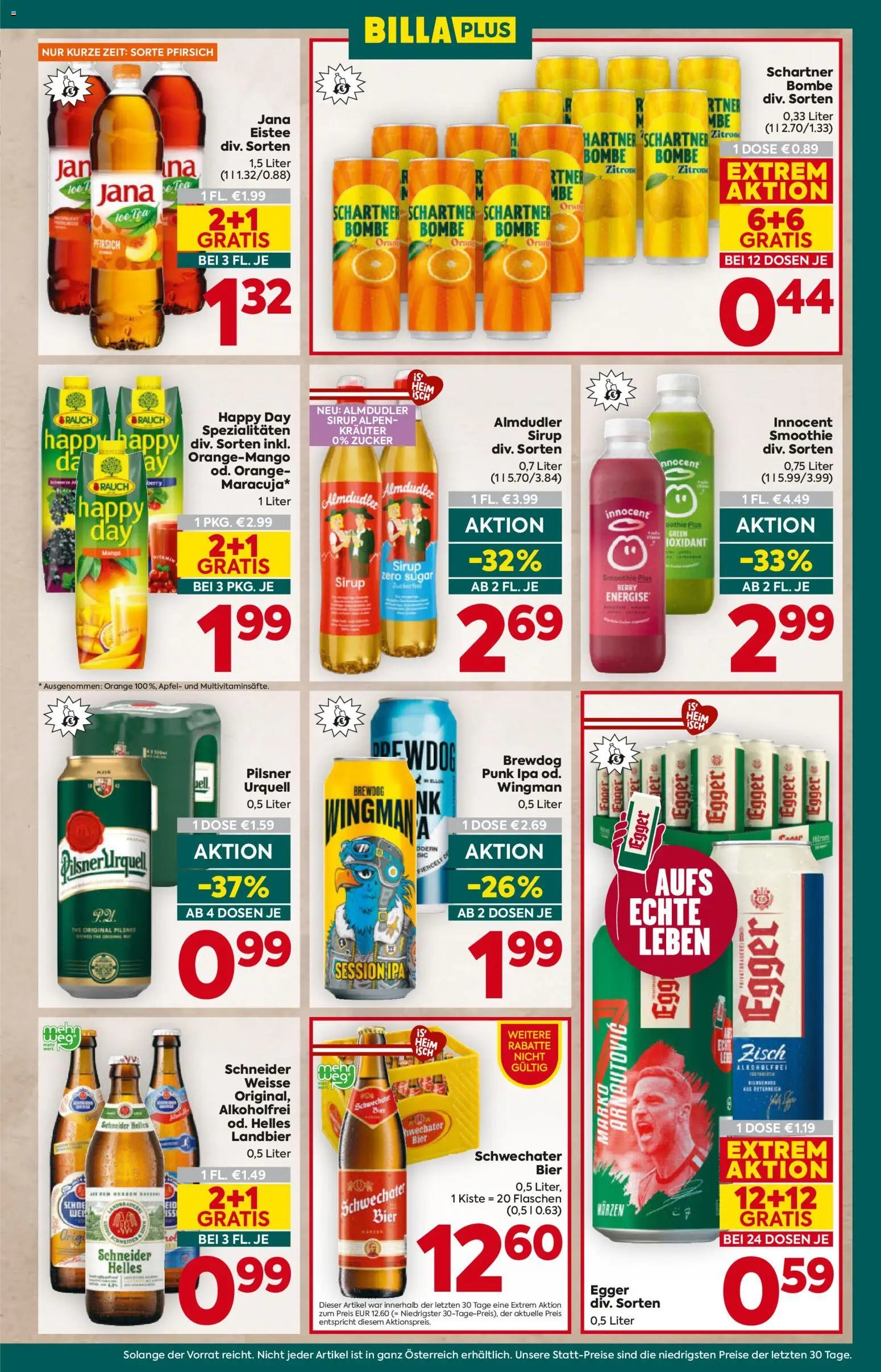 Billa Plus Flugblatt