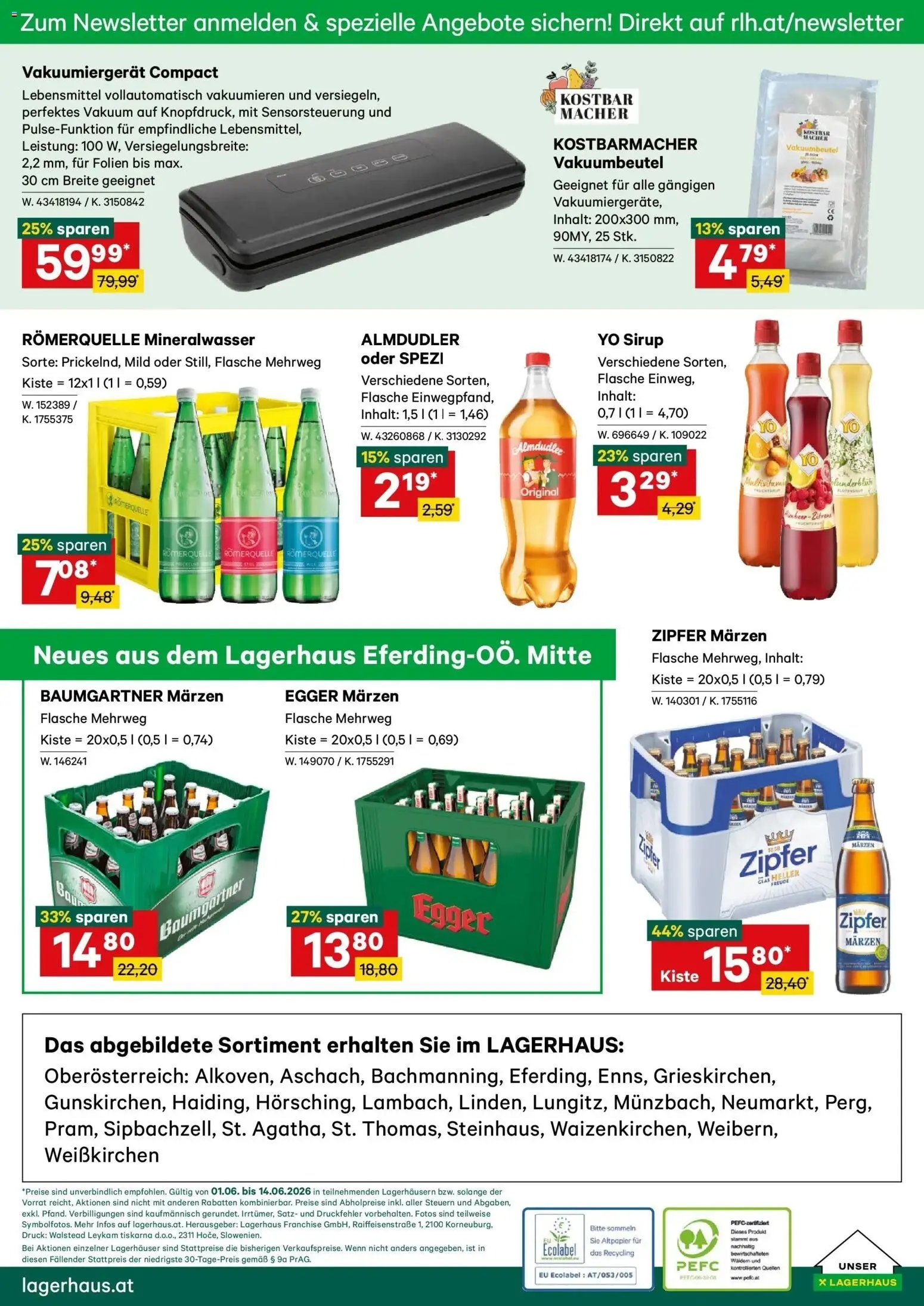 Lagerhaus - Wochen Angebote