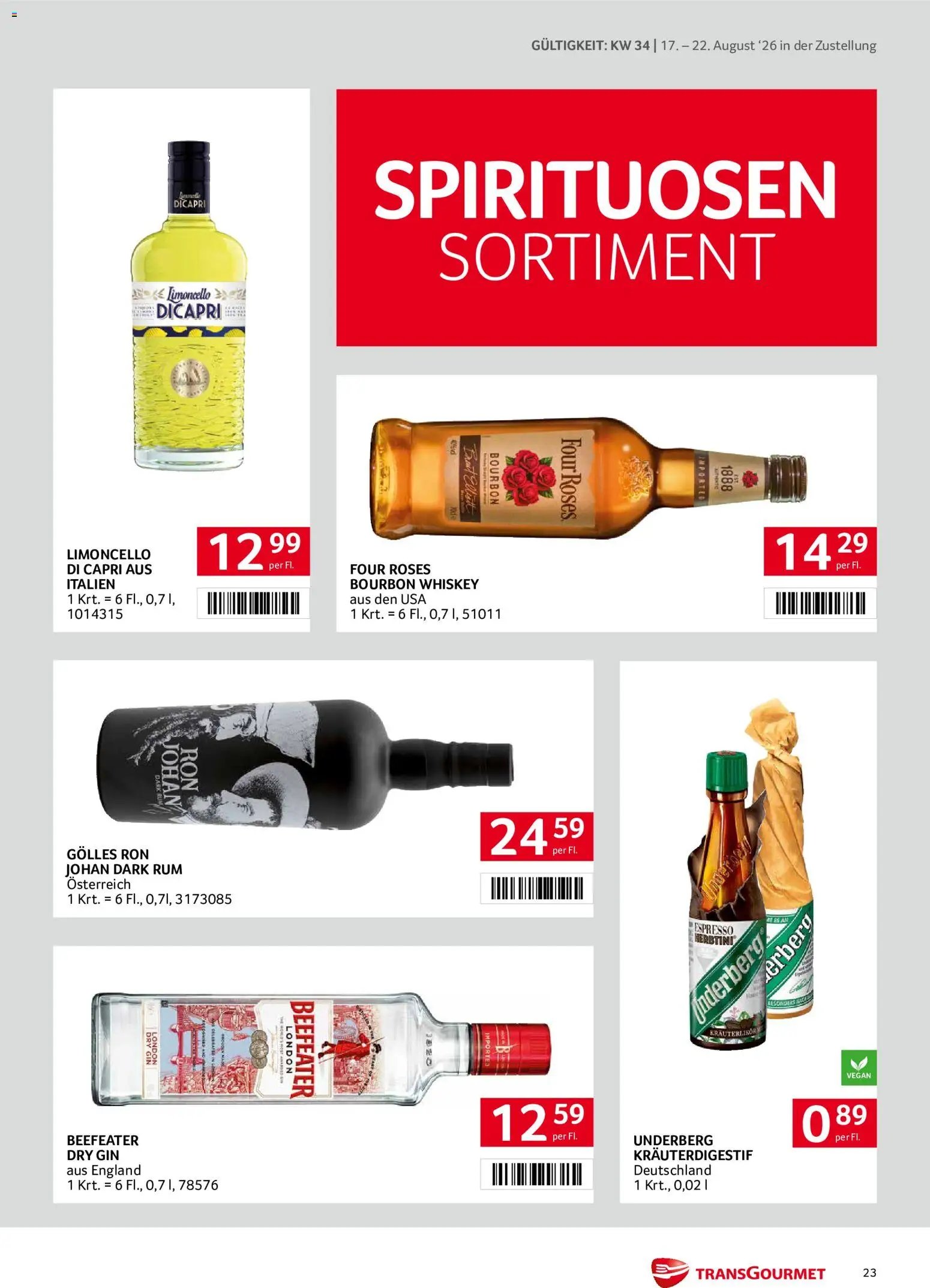 Transgourmet Zustellaktion
