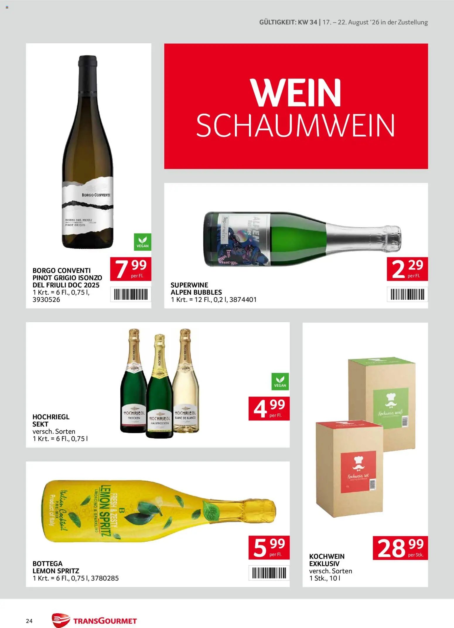Transgourmet Zustellaktion