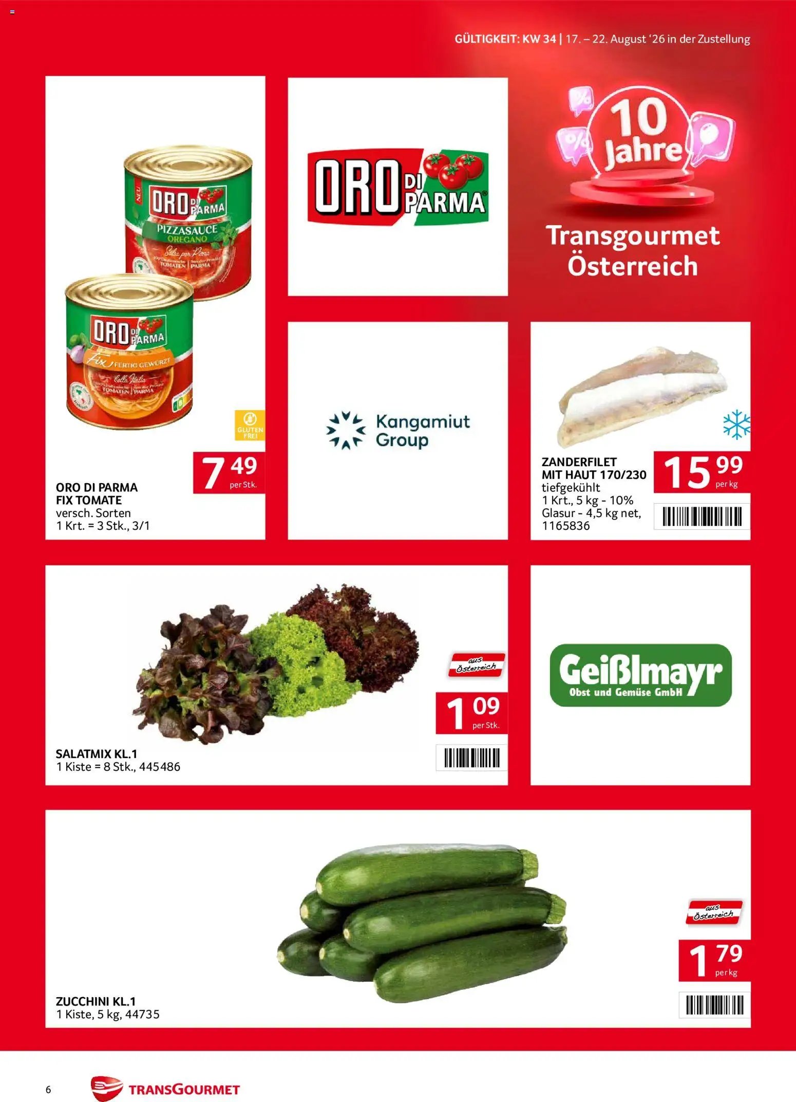 Transgourmet Zustellaktion