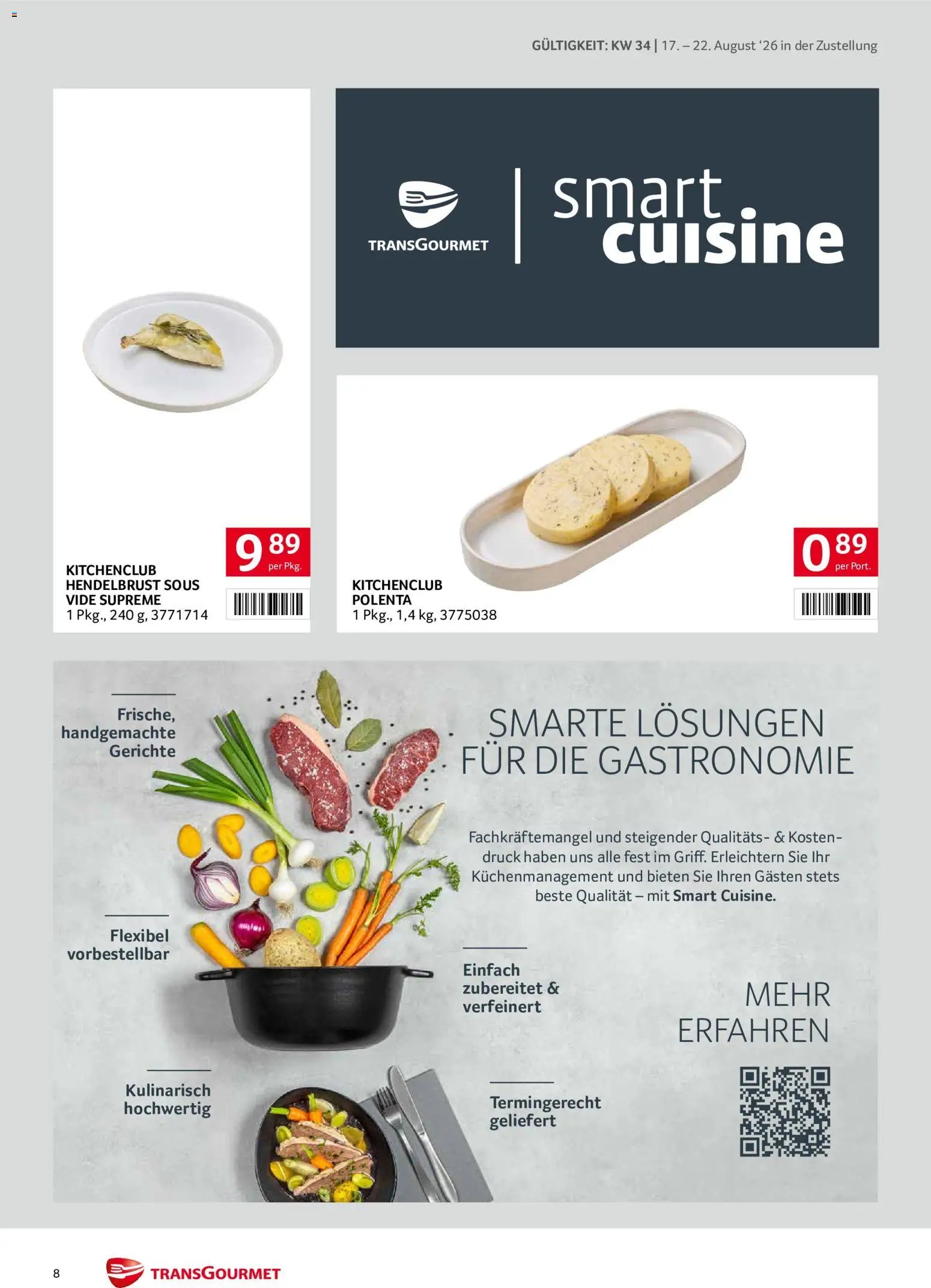 Transgourmet Zustellaktion