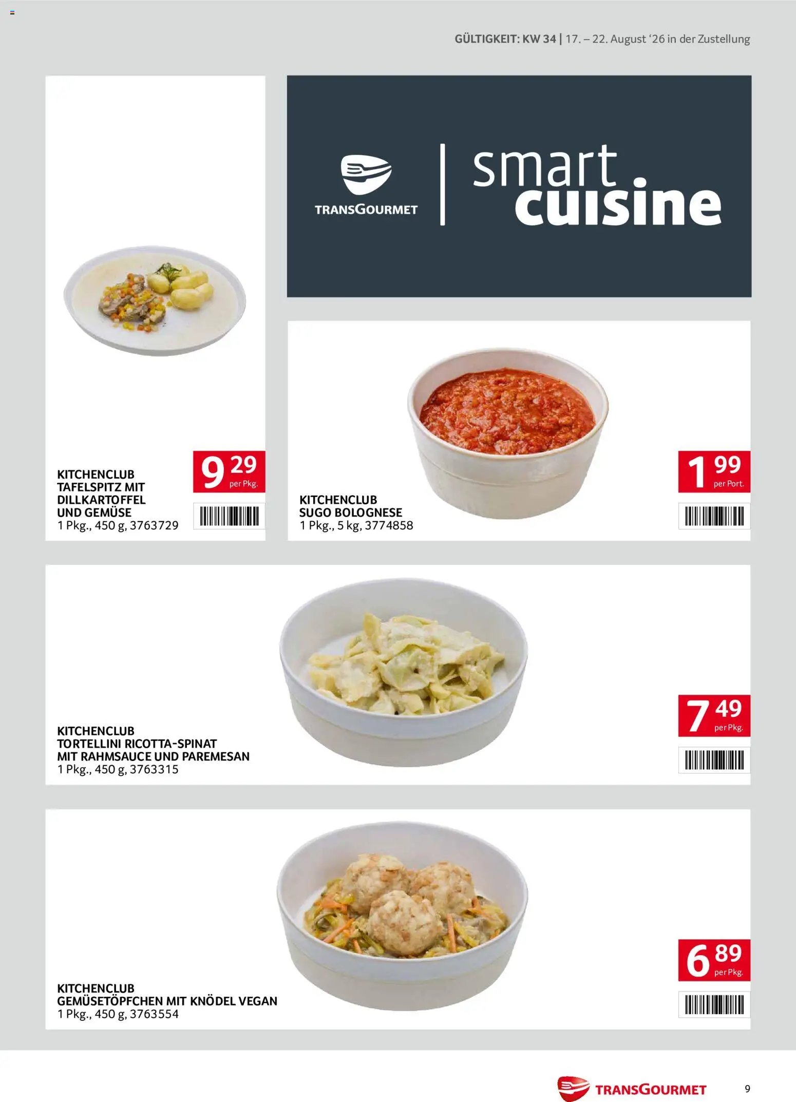 Transgourmet Zustellaktion