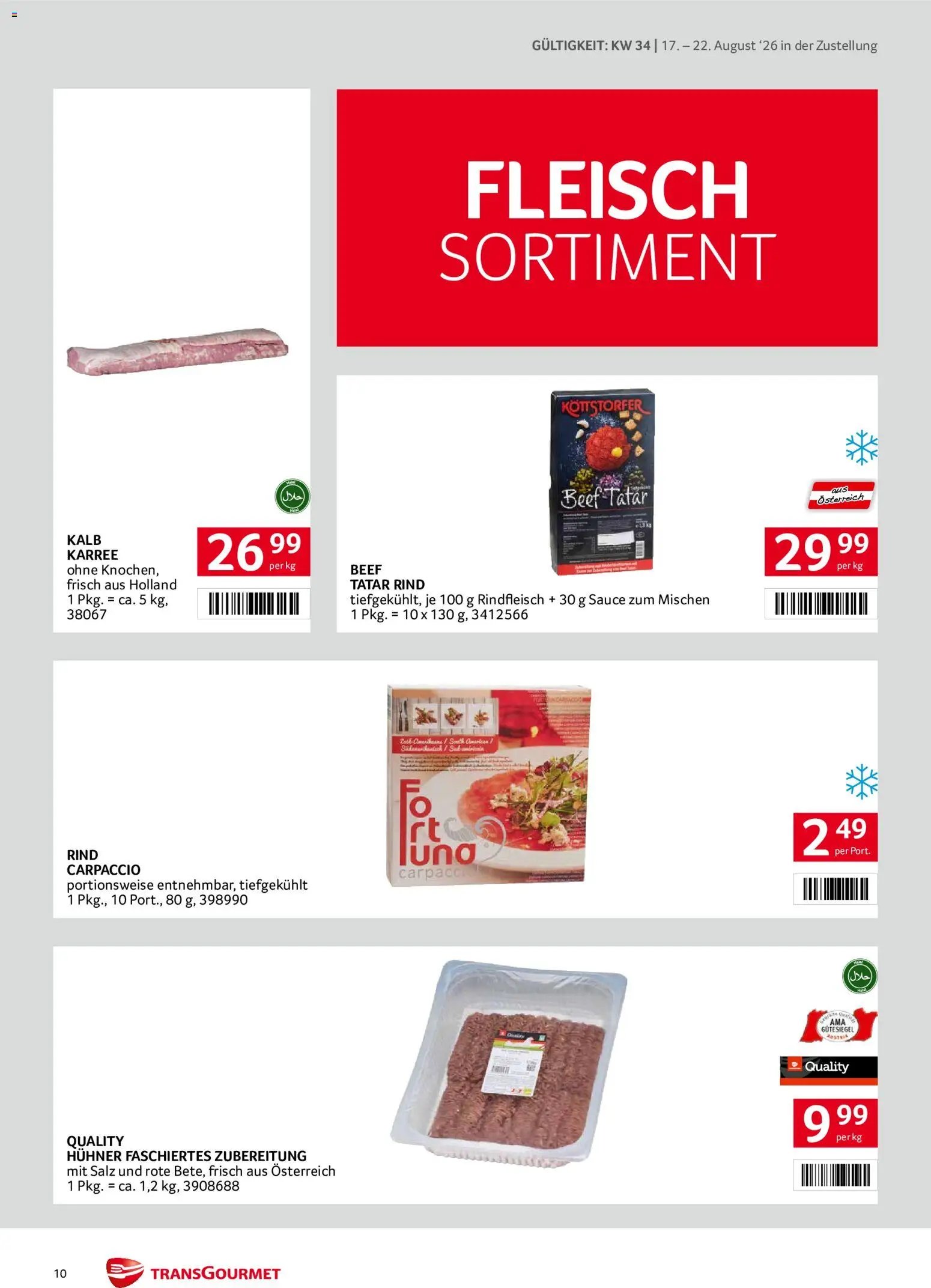 Transgourmet Zustellaktion