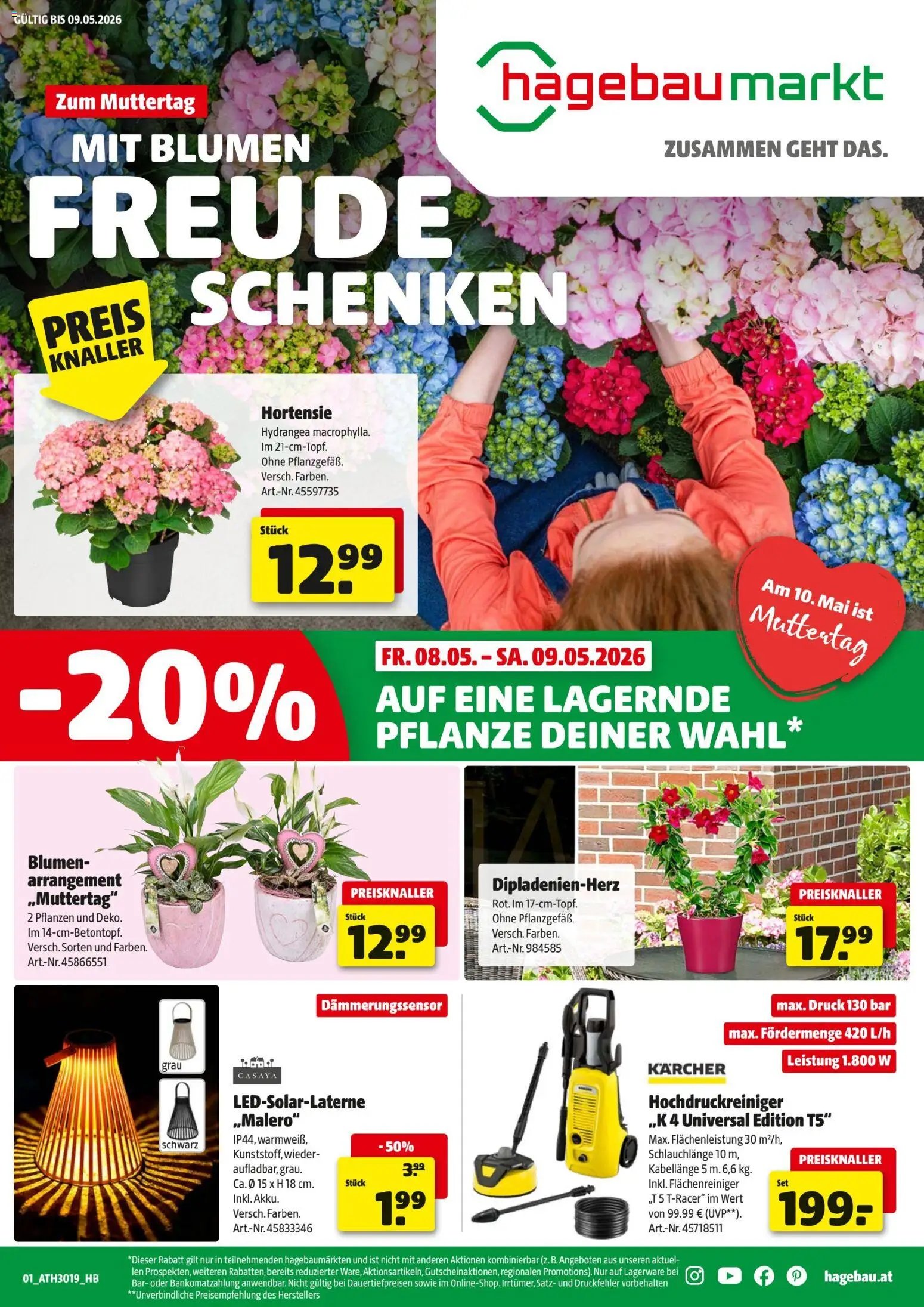 Hagebau Flugblatt