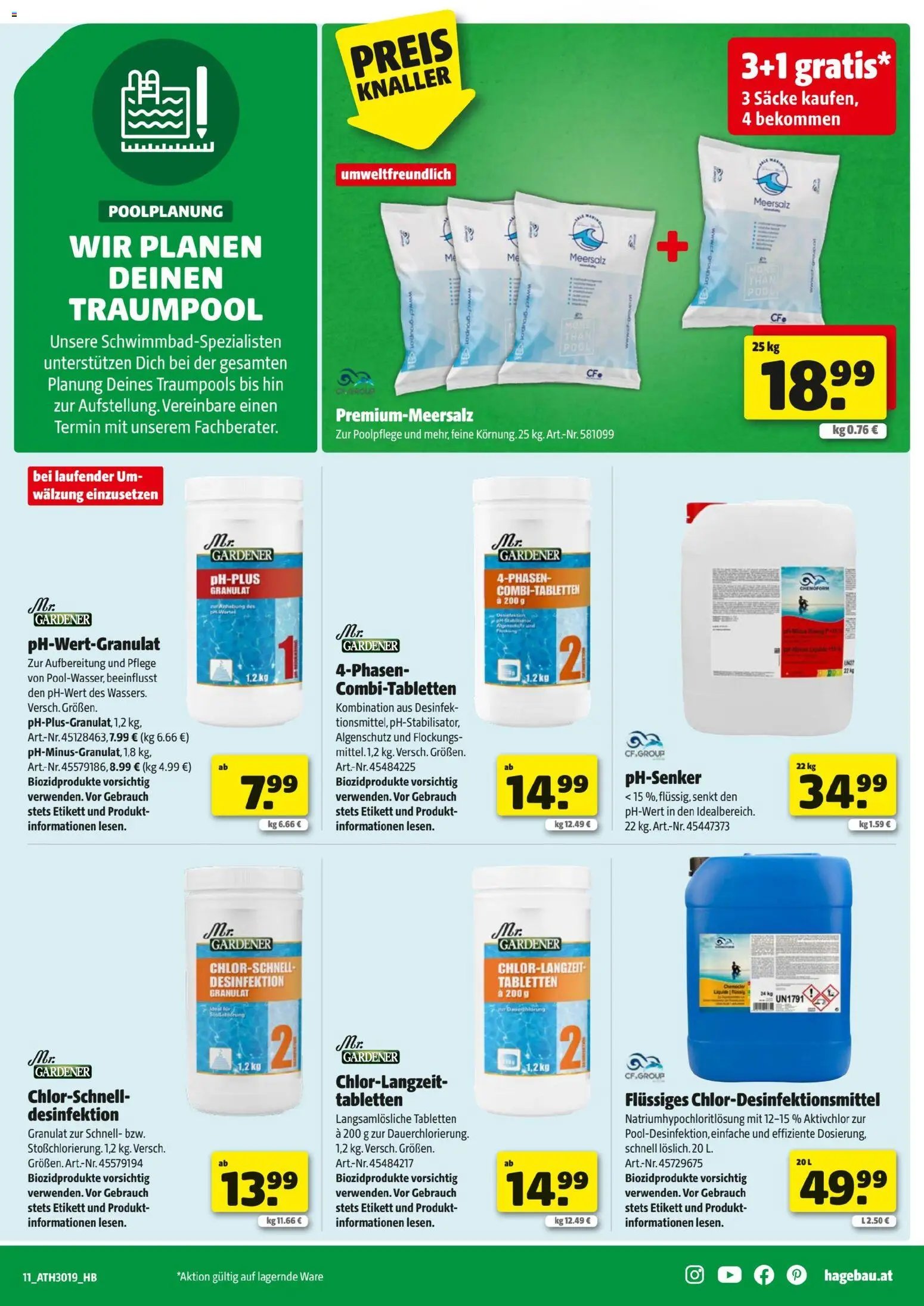 Hagebau Flugblatt