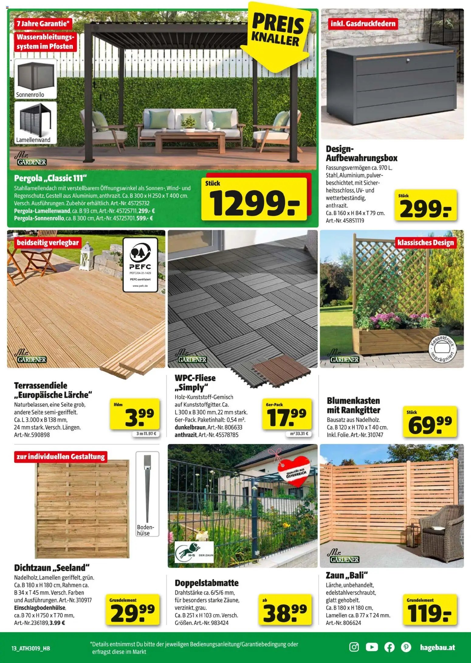 Hagebau Flugblatt