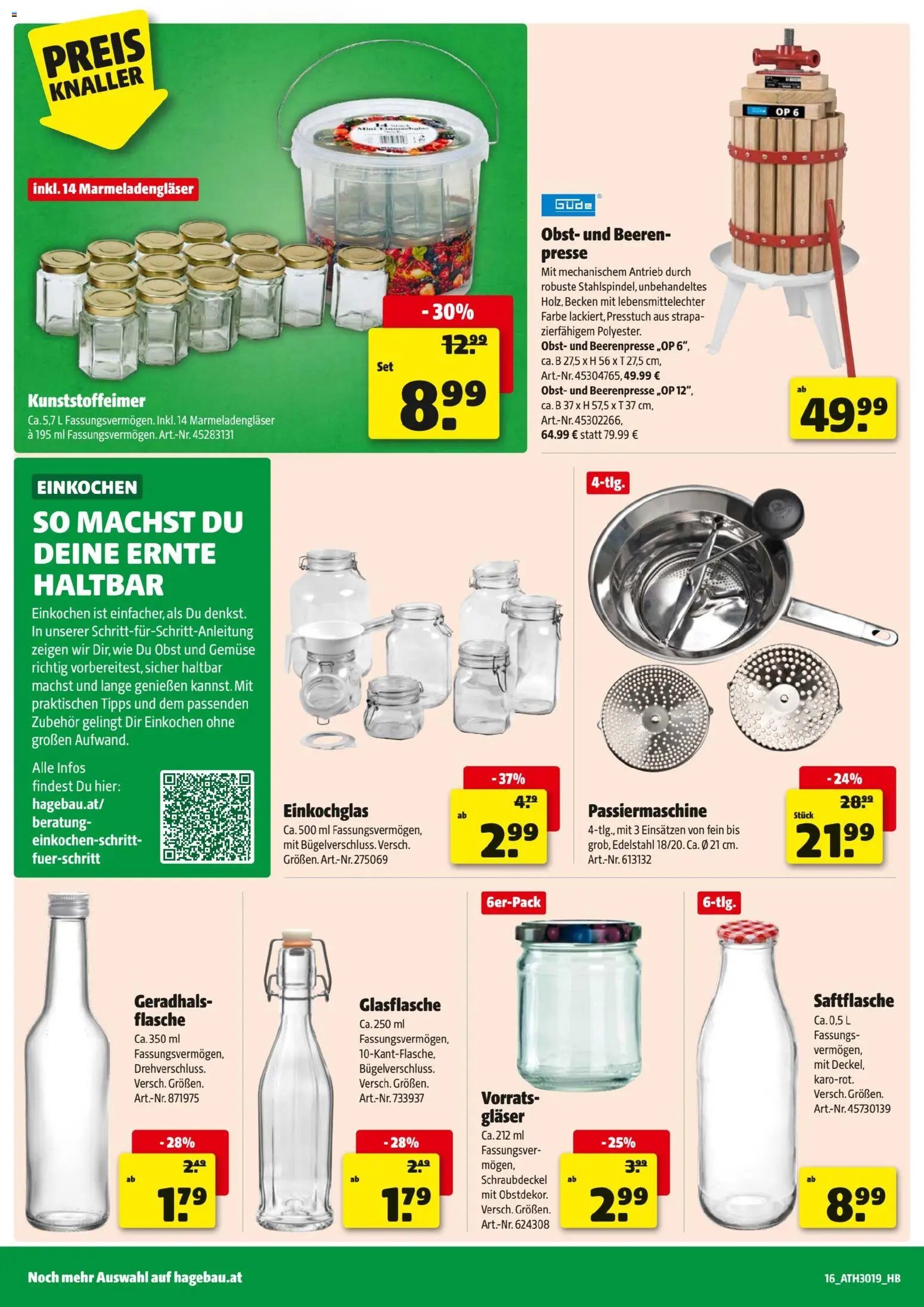Hagebau Flugblatt