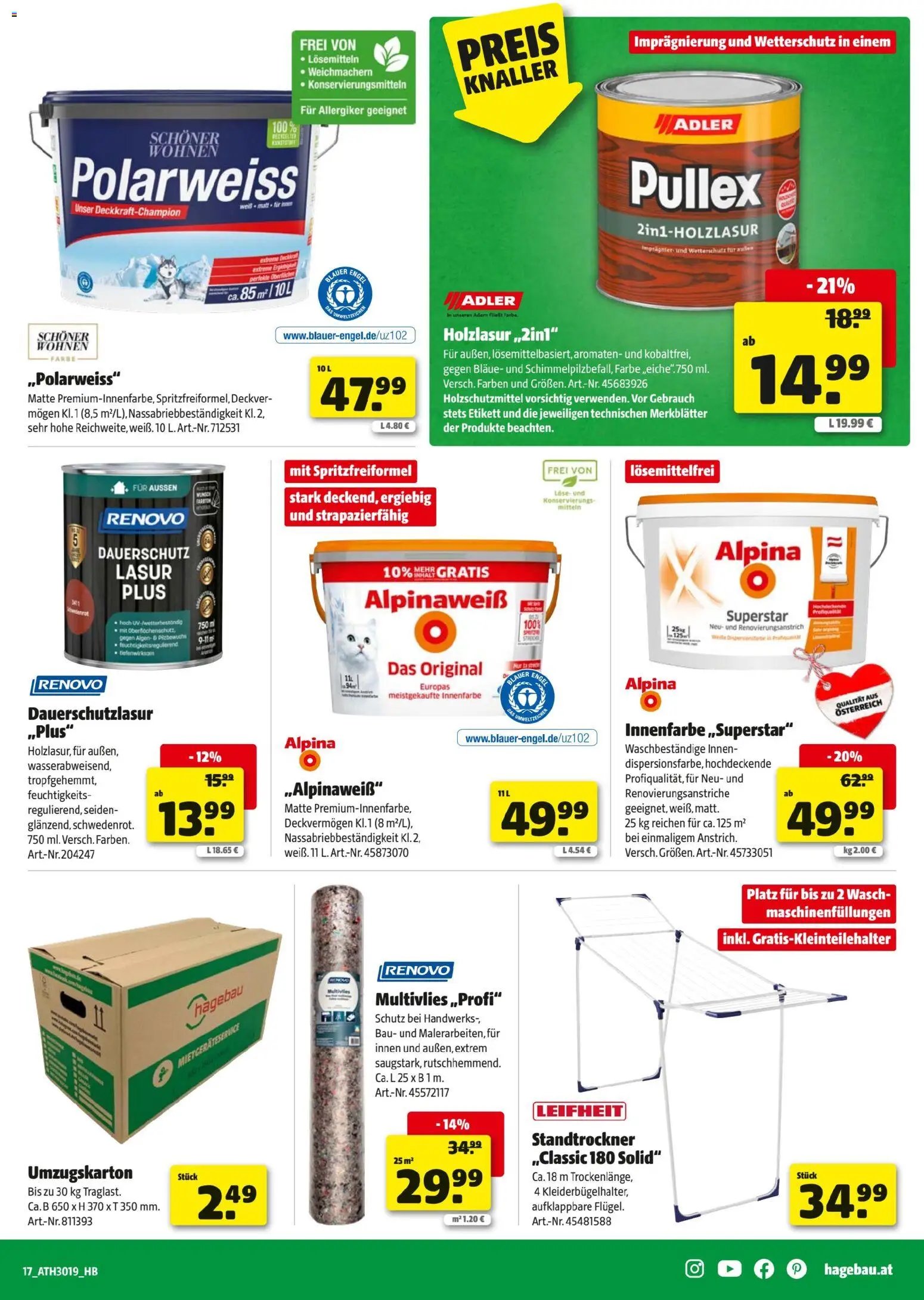 Hagebau Flugblatt