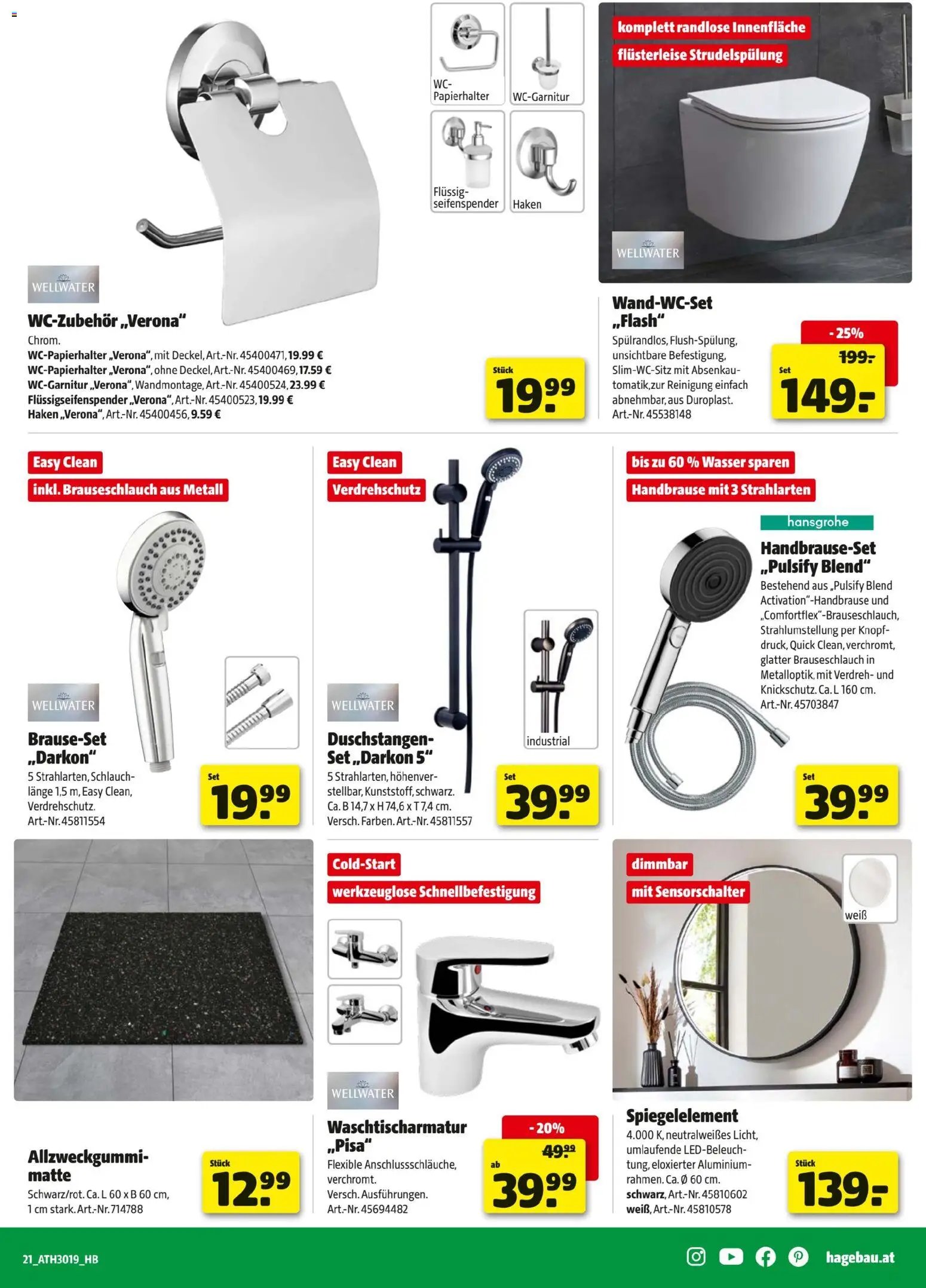 Hagebau Flugblatt