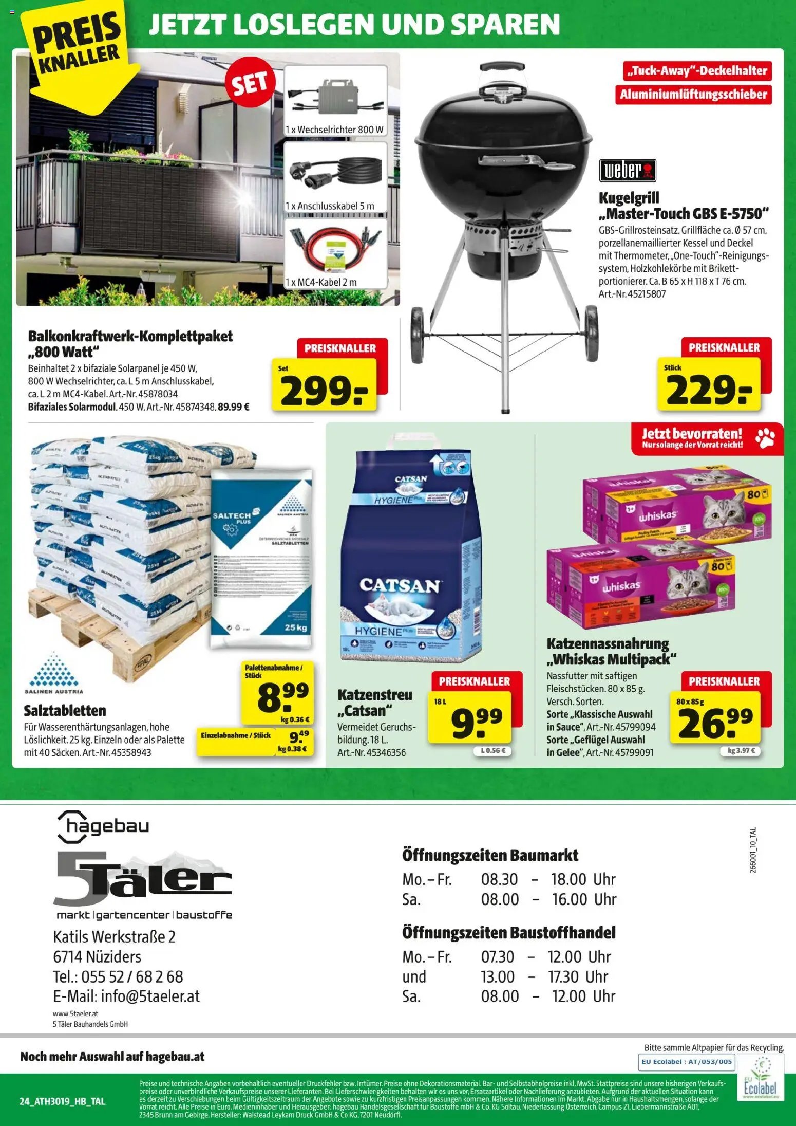 Hagebau Flugblatt