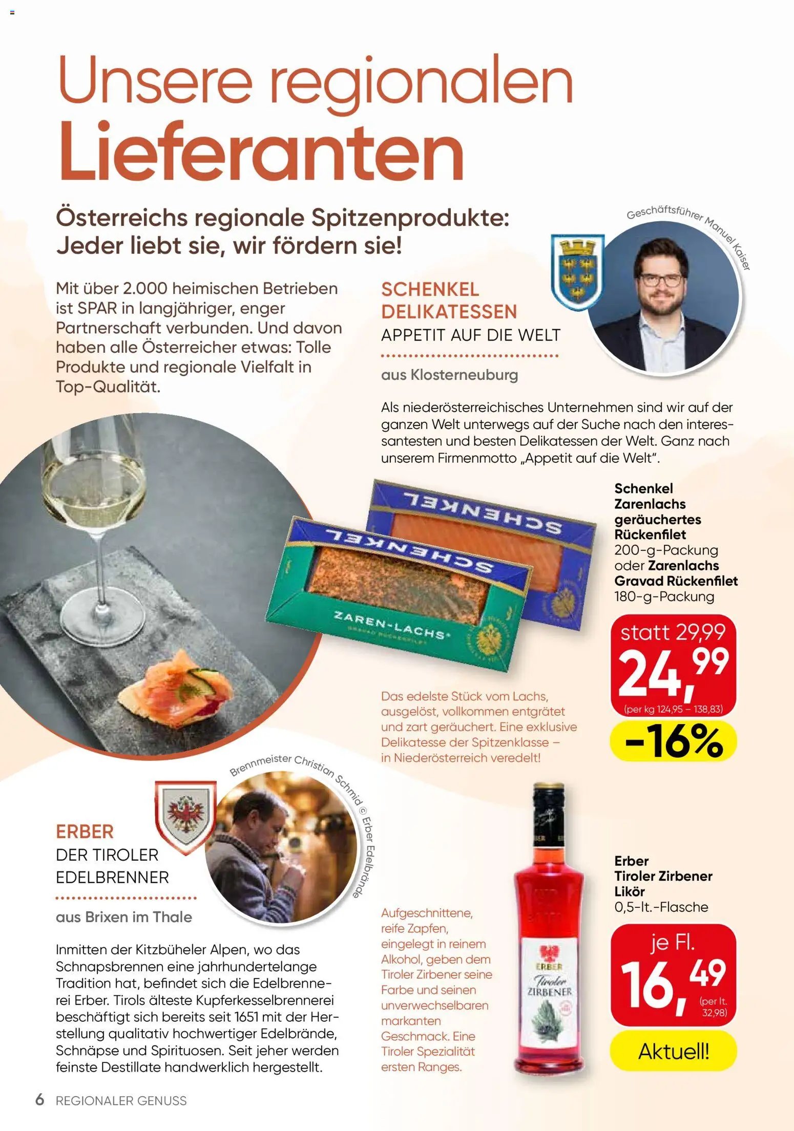 SPAR Gourmet Regionaler Genuss
