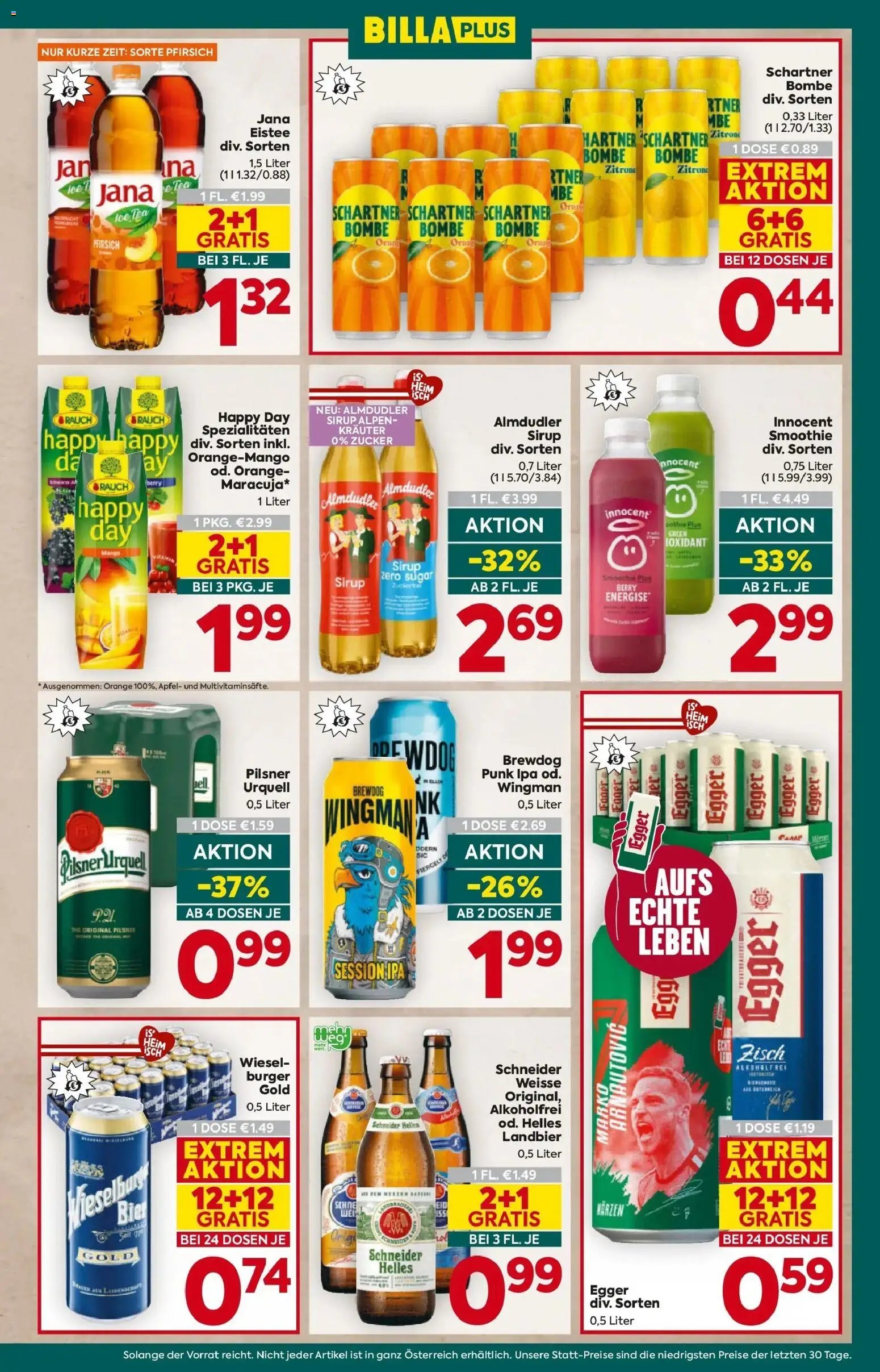 Billa Plus Flugblatt - Oberösterreich