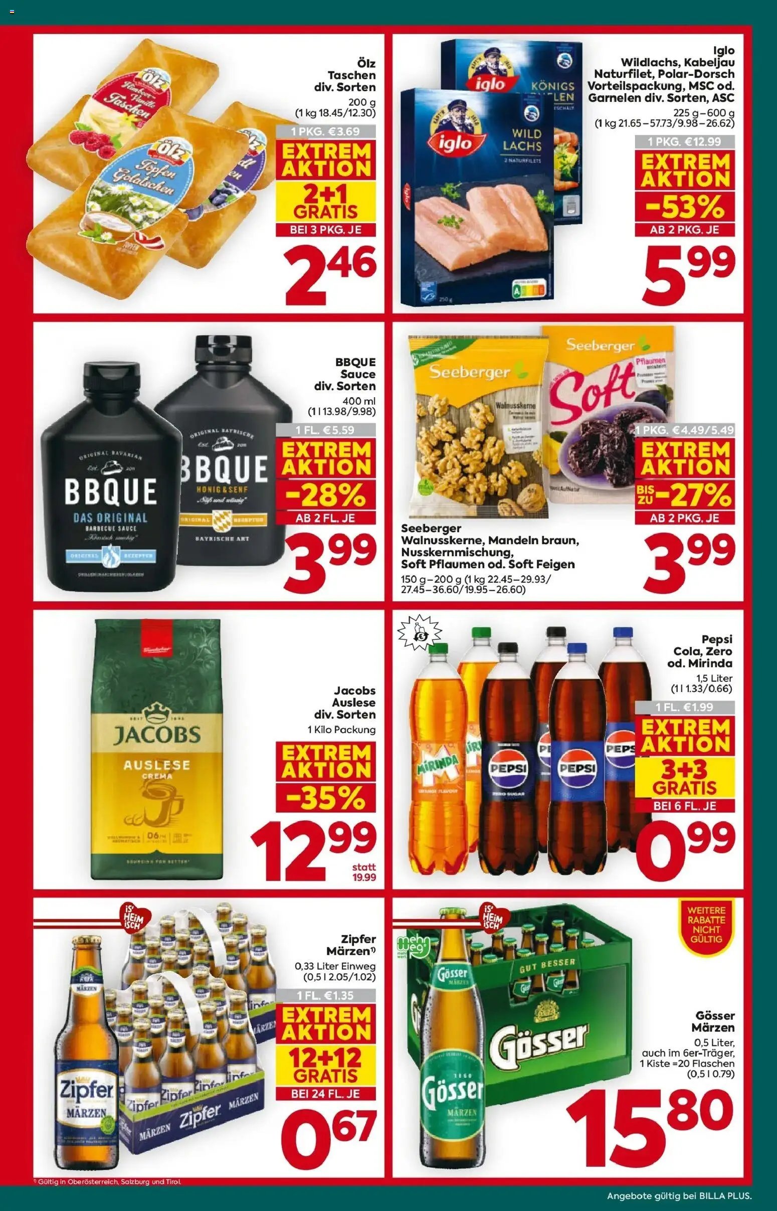 Billa Plus Flugblatt - Oberösterreich